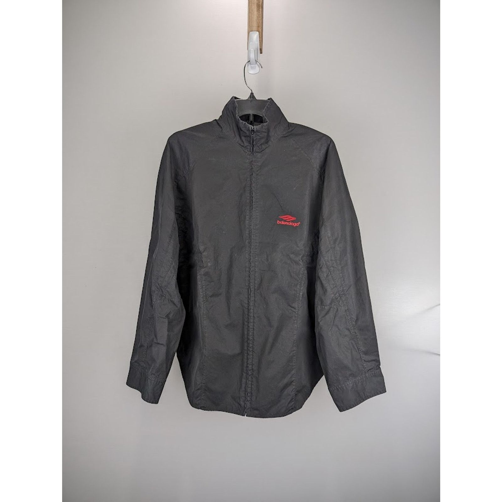 Balenciaga o1rshd1 Track Jacket in Black Size US XL / EU 56 / 4 - 1 Thumbnail