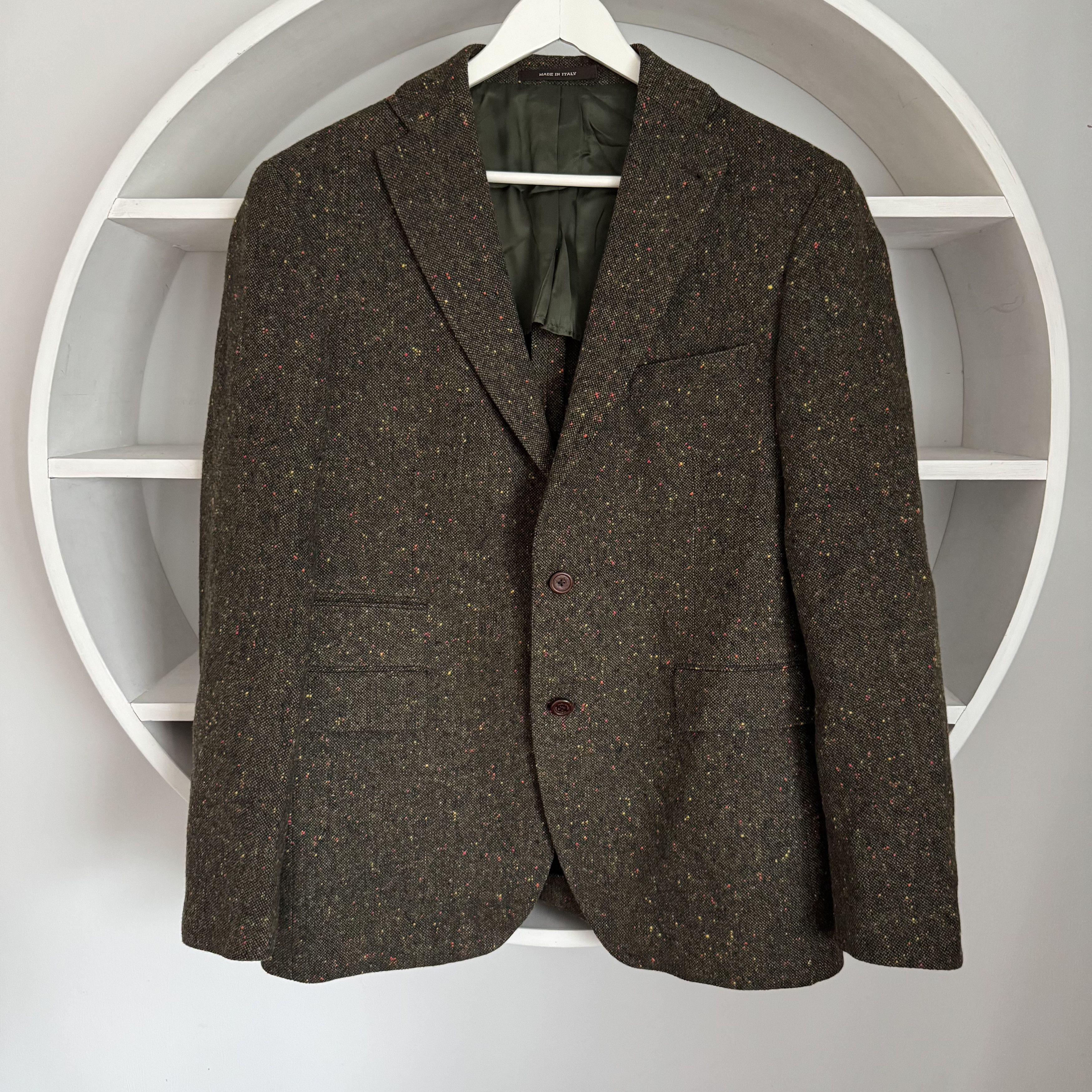 Men's TAGLIATORE 2 Button Virgin Wool Blazer Size 52R
