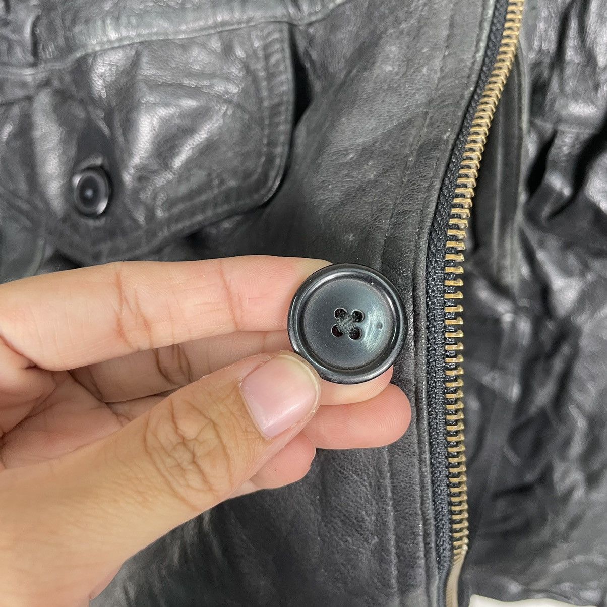 Gianni Valentino × Vintage 💥80s GIANNI VALENTINO GENUINE LEATHER JACKET Size US M / EU 48-50 / 2 - 14 Thumbnail
