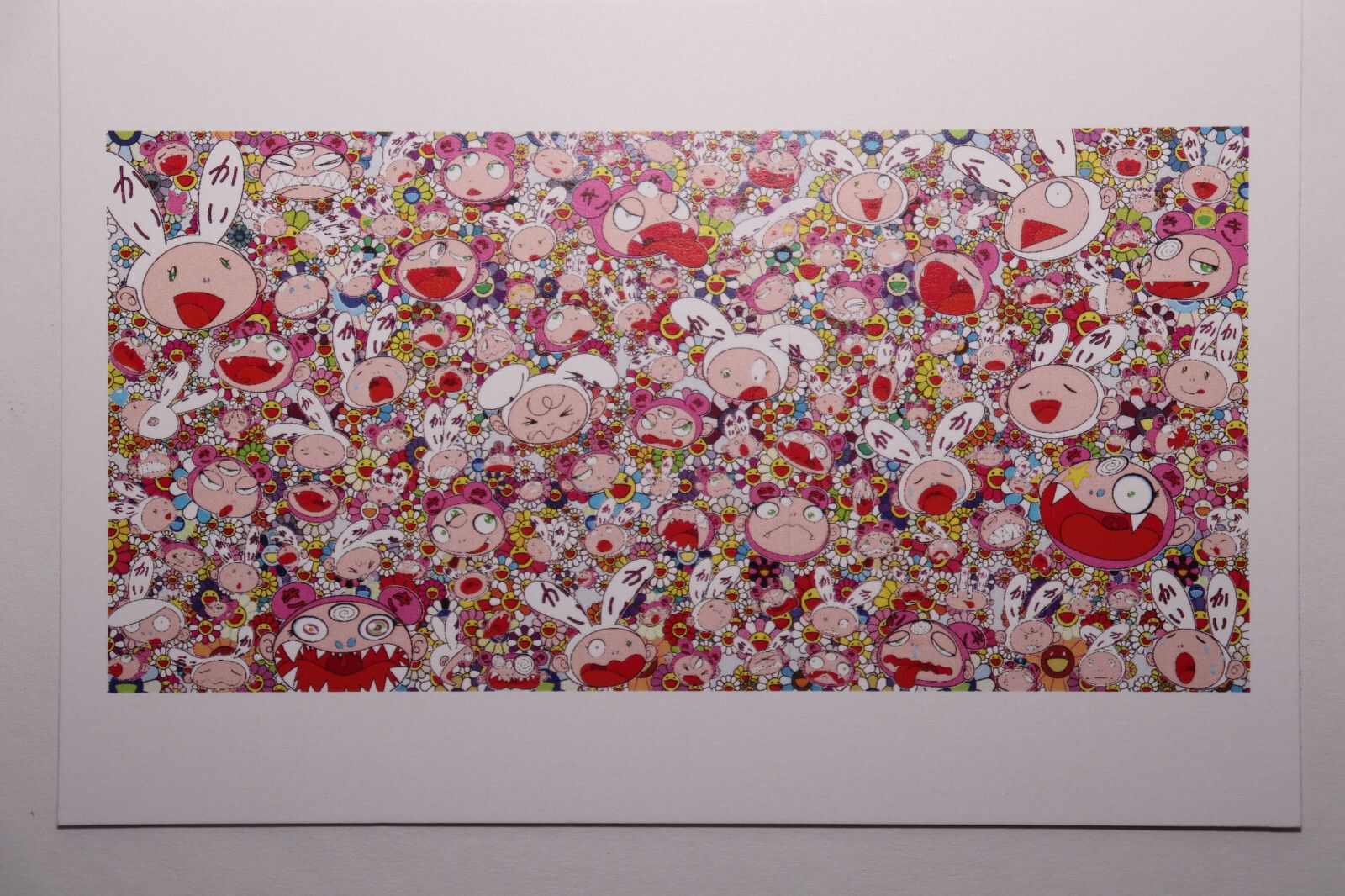 Takashi Murakami Takashi Murakami Hustle'n'Punch Postcard Mini Poster 4" x 6 Size ONE SIZE - 4 Thumbnail