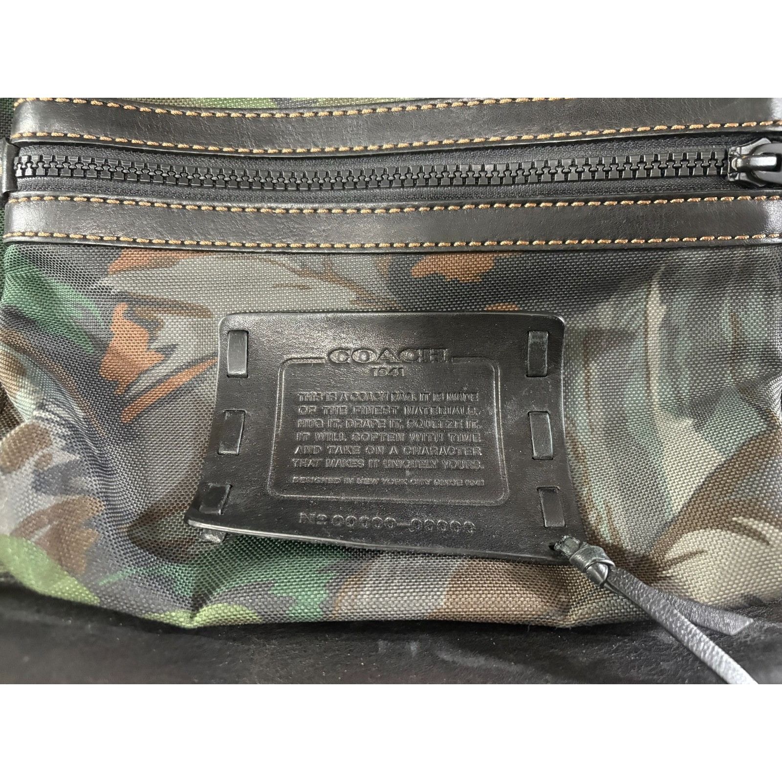 Coach COACH Landscape Print canvas leather Backpack Size ONE SIZE - 2 Thumbnail