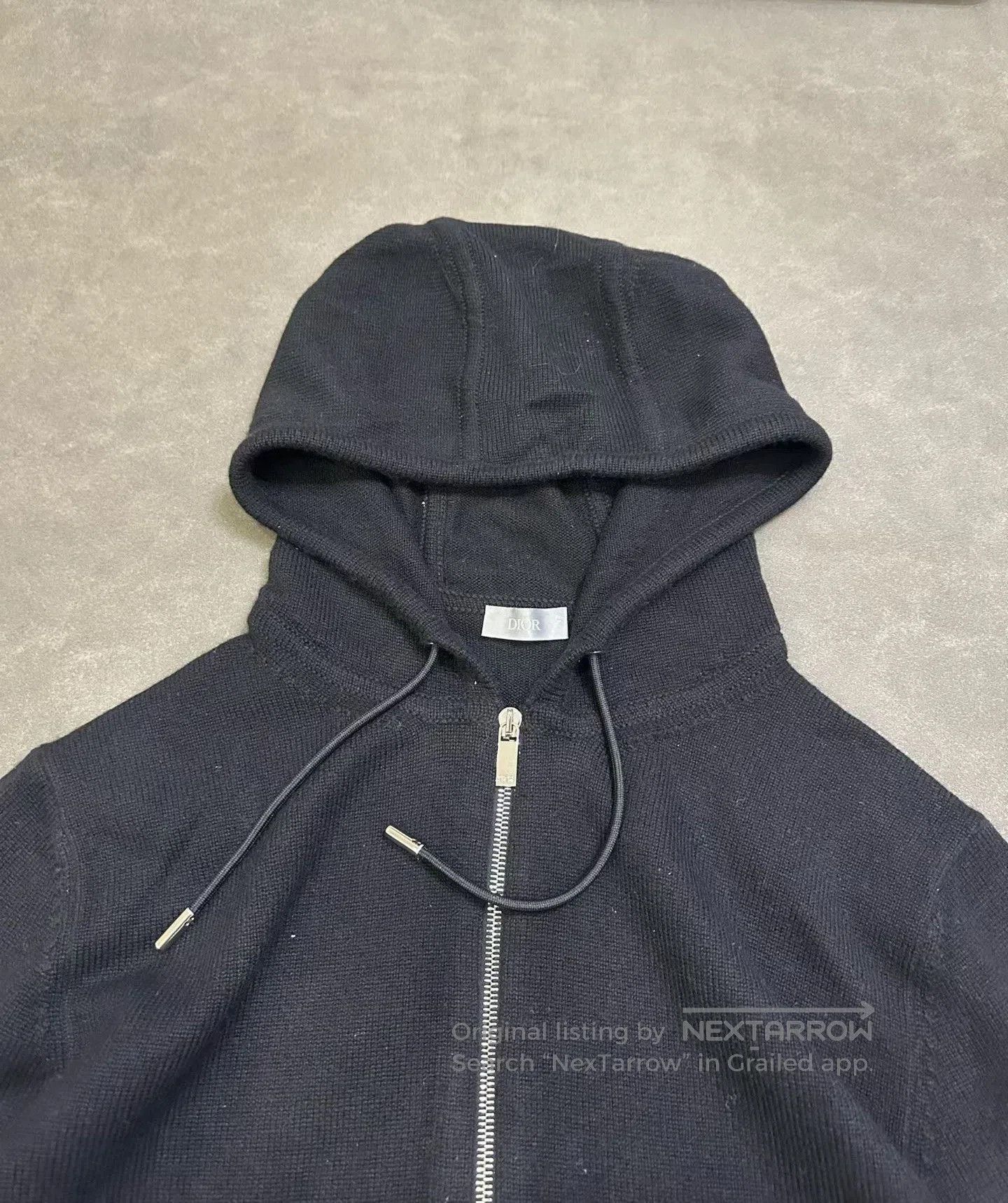 Dior Dior Letter Embroidery Cashmere Zip Hoodie. Size US L / EU 52-54 / 3 - 5 Thumbnail