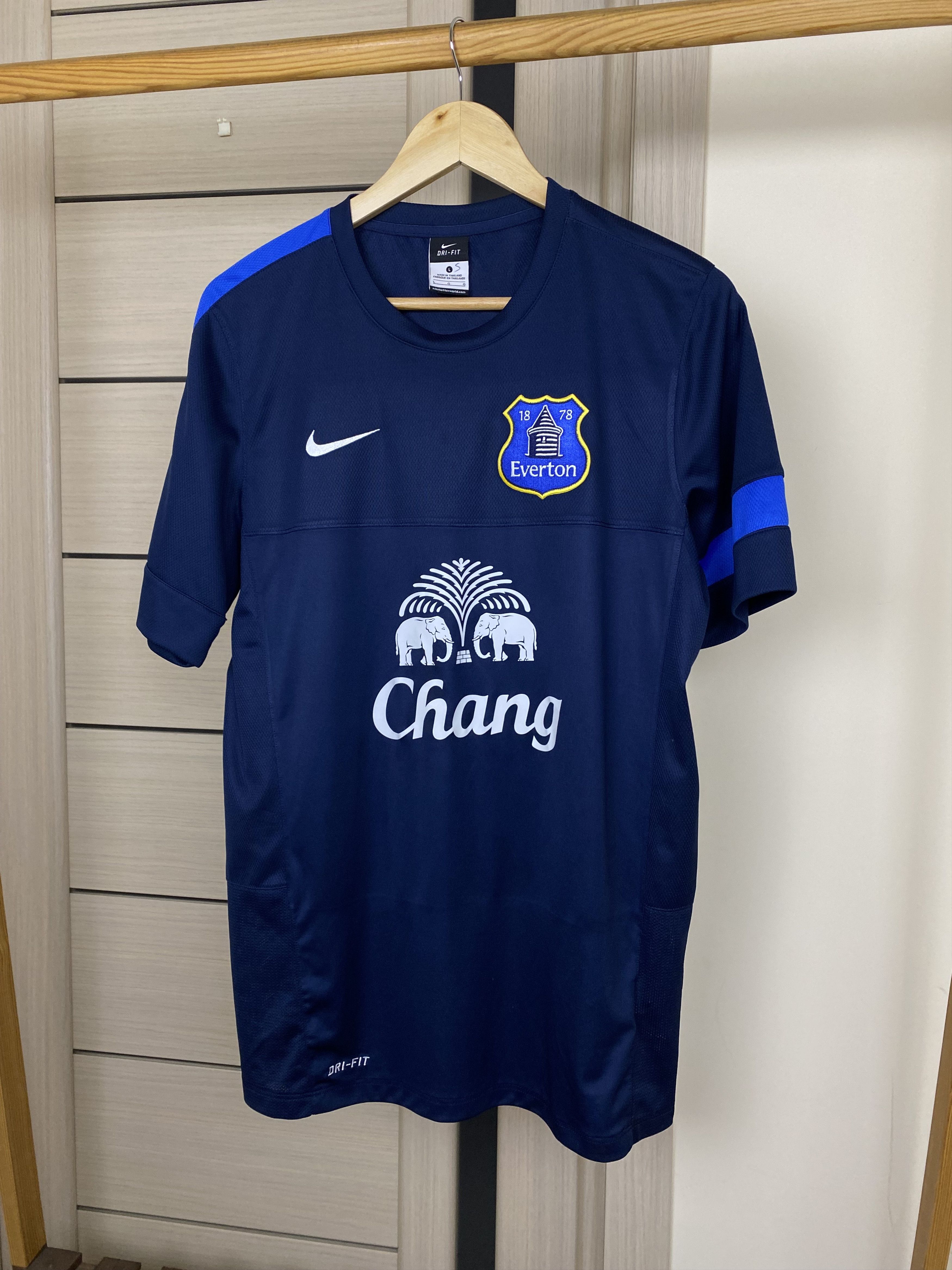 Nike NIKE EVERTON 2012/2013 TRAINING SOCCER FOOTBALL SHIRT JERSEY Size US L / EU 52-54 / 3 - 2 Thumbnail