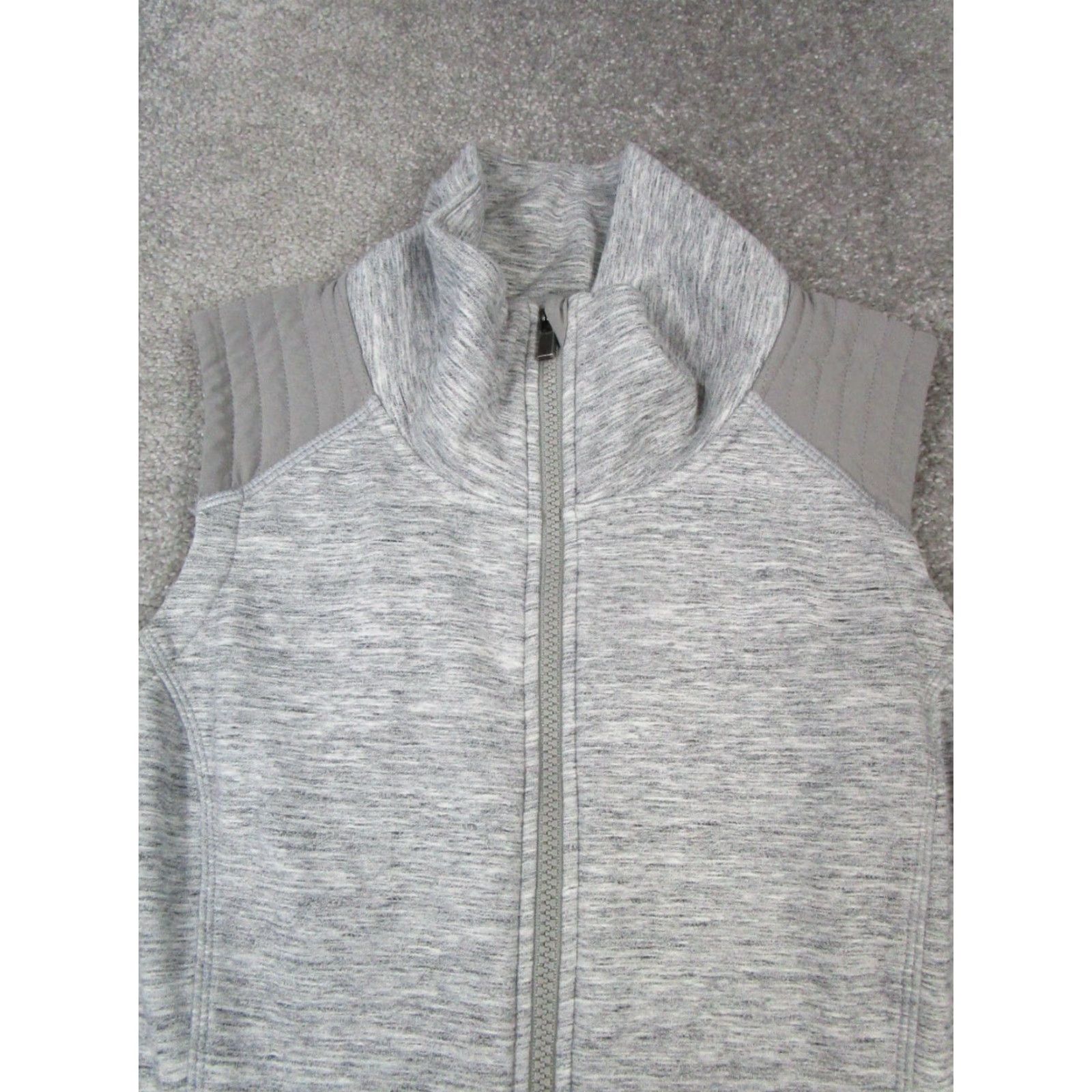 Athleta Athleta Jacket Womens Small Gray Full Zip Activewear Mid-Length Basic Jacket Size S / US 4 / IT 40 - 2 Thumbnail