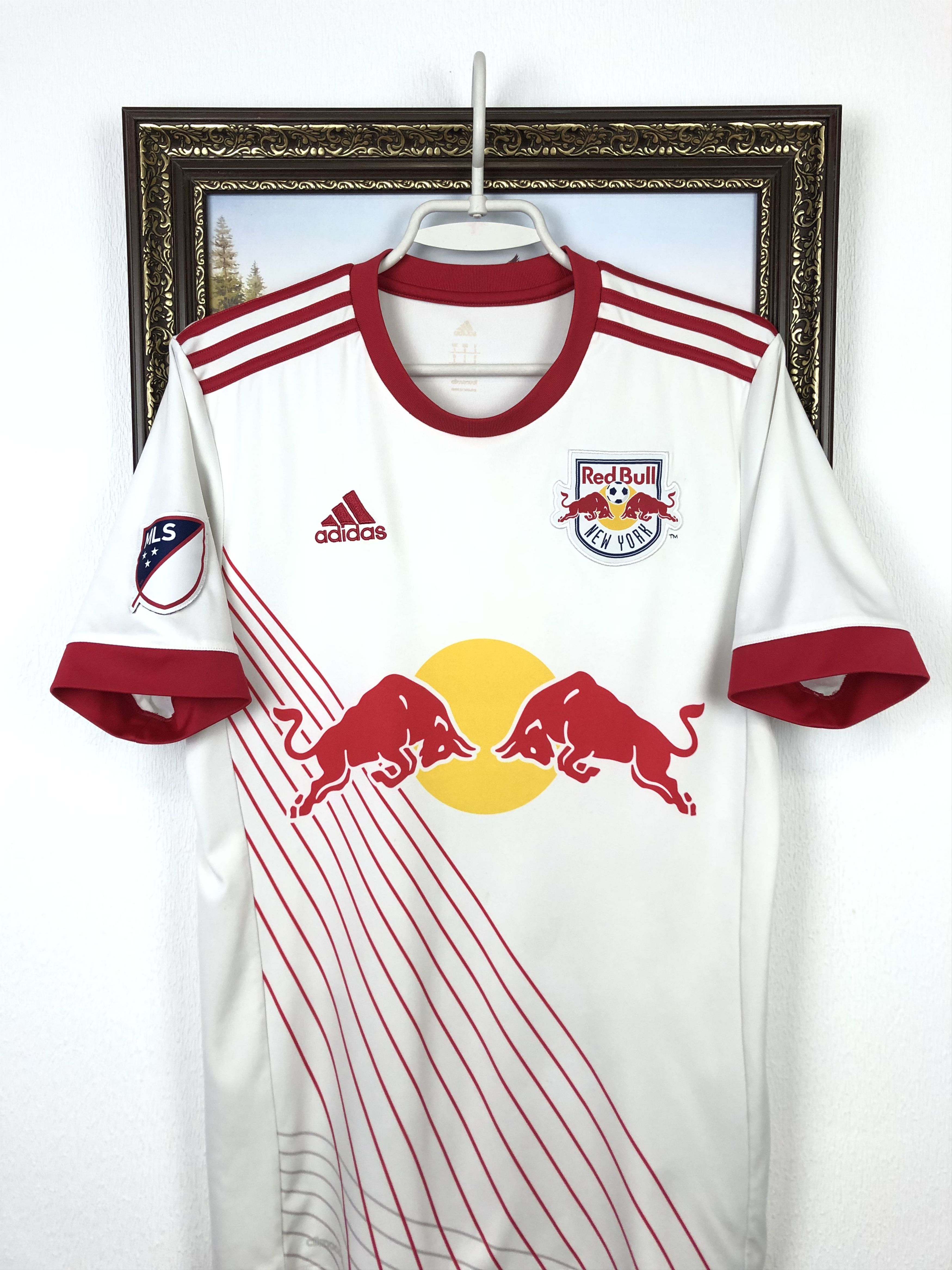 Adidas New York Red Bulls football shirt Soccer Adidas Tee Hype Size US S / EU 44-46 / 1 - 2 Thumbnail