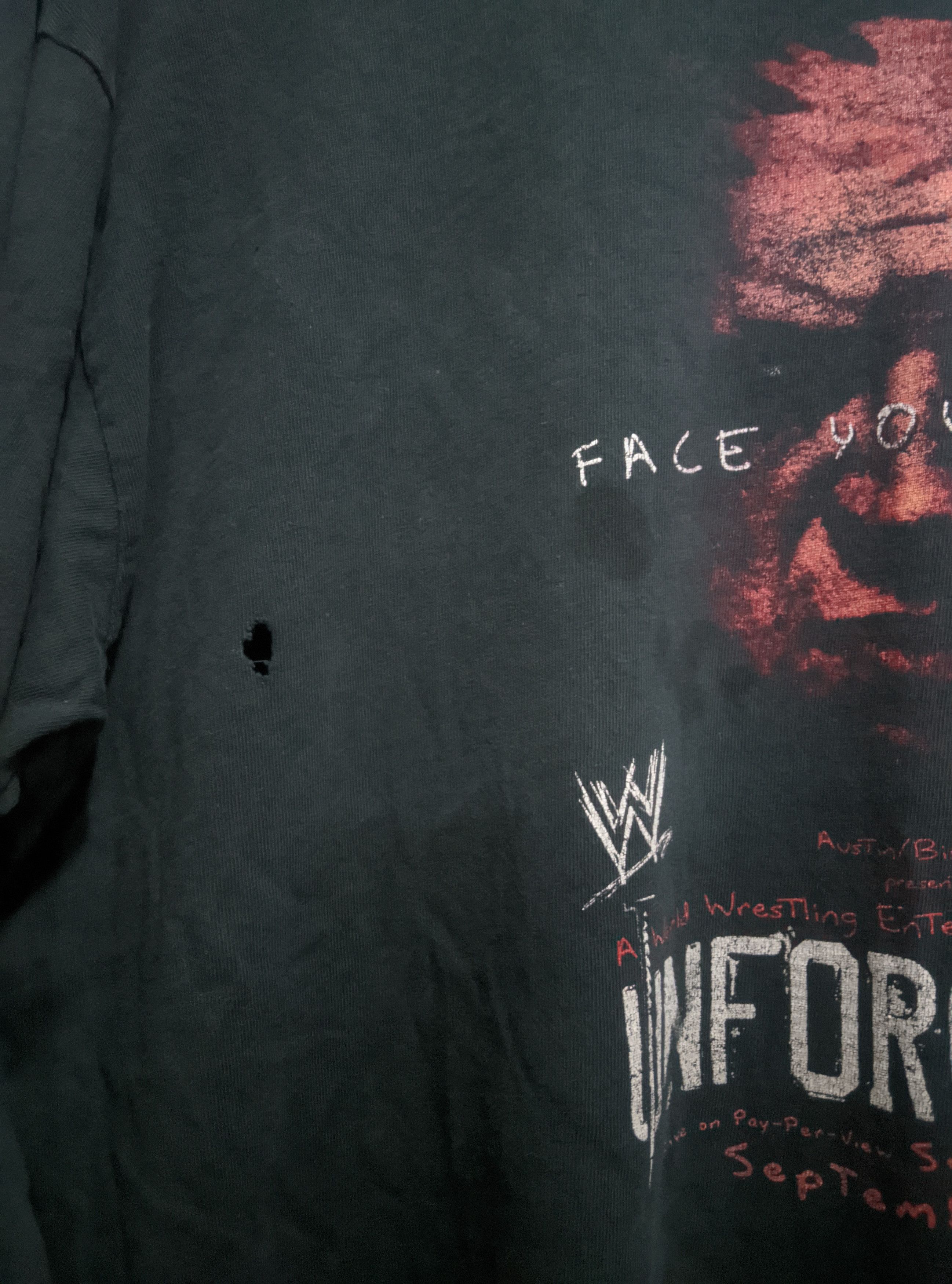 Vintage Vintage 2003 thrashed wwe wwf unforgiven wrestling movie Size US XL / EU 56 / 4 - 6 Thumbnail