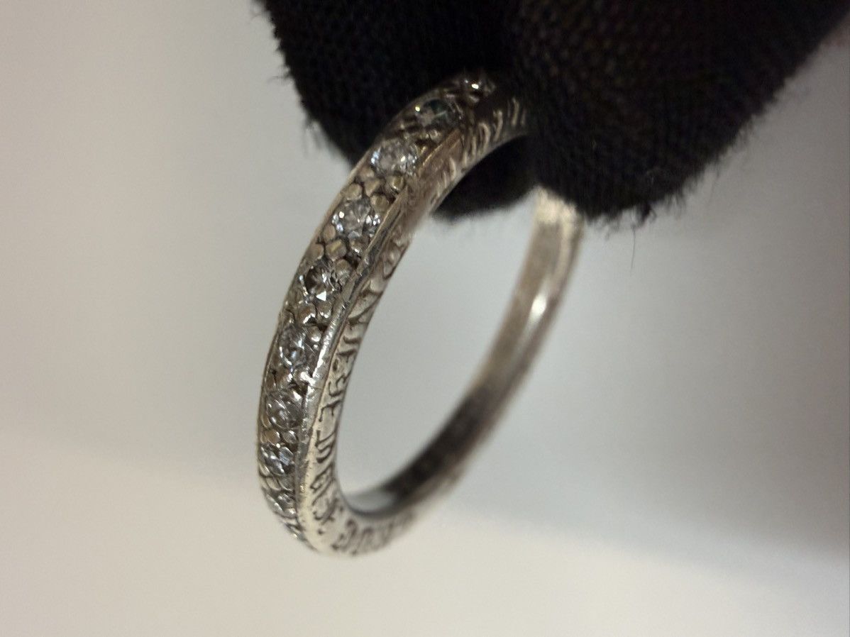 Chrome Hearts Chrome Hearts Sterling Silver Pave Diamond Ring -SIZE 10.5 Size ONE SIZE - 2 Thumbnail