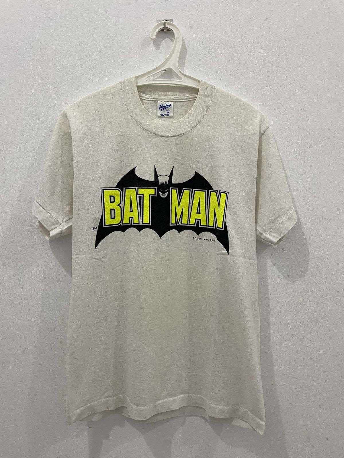 Vintage Bintage 80’s Batman Logo Shirt Size US M / EU 48-50 / 2 - 2 Thumbnail