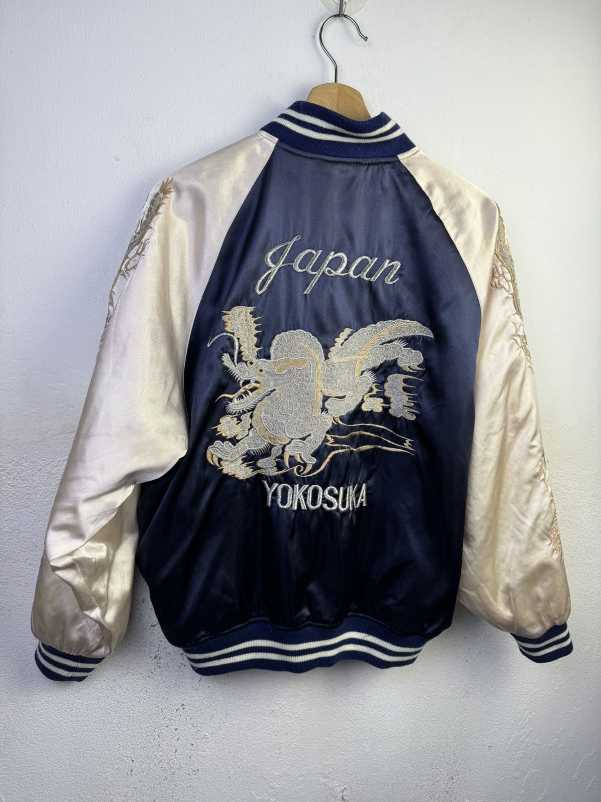 Japanese Brand Vintage Sukajan souvenir jacket Yokosuka jacket Size US L / EU 52-54 / 3 - 6 Thumbnail