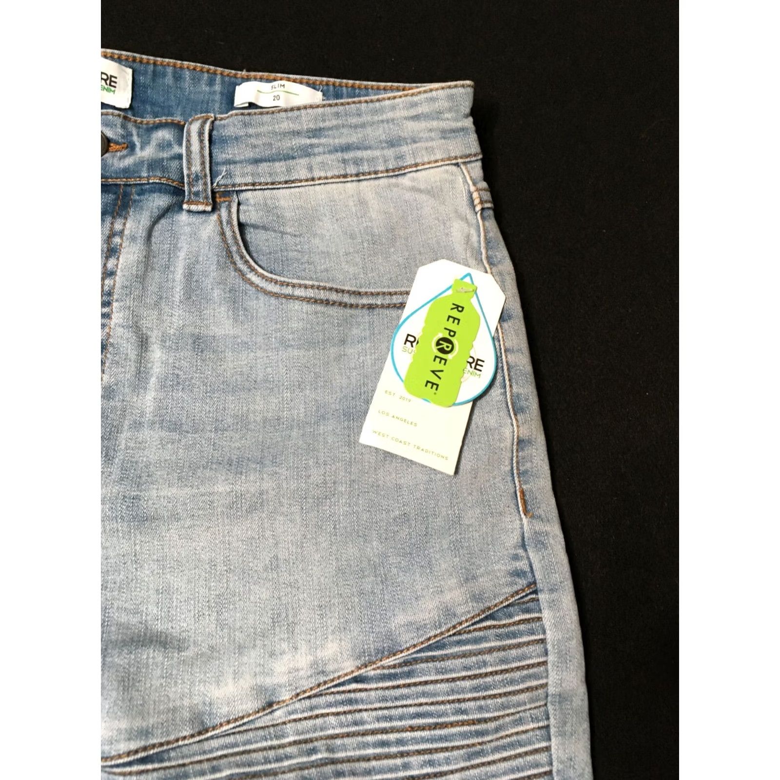 Ring Of Fire Ring of Fire Jeans Slim Straight 30 Light Blue Denim Cotton Spandex 5-Pocket Mens Modern Vintage? No, Vintage: N/A Size US 30 / EU 46 - 4 Thumbnail
