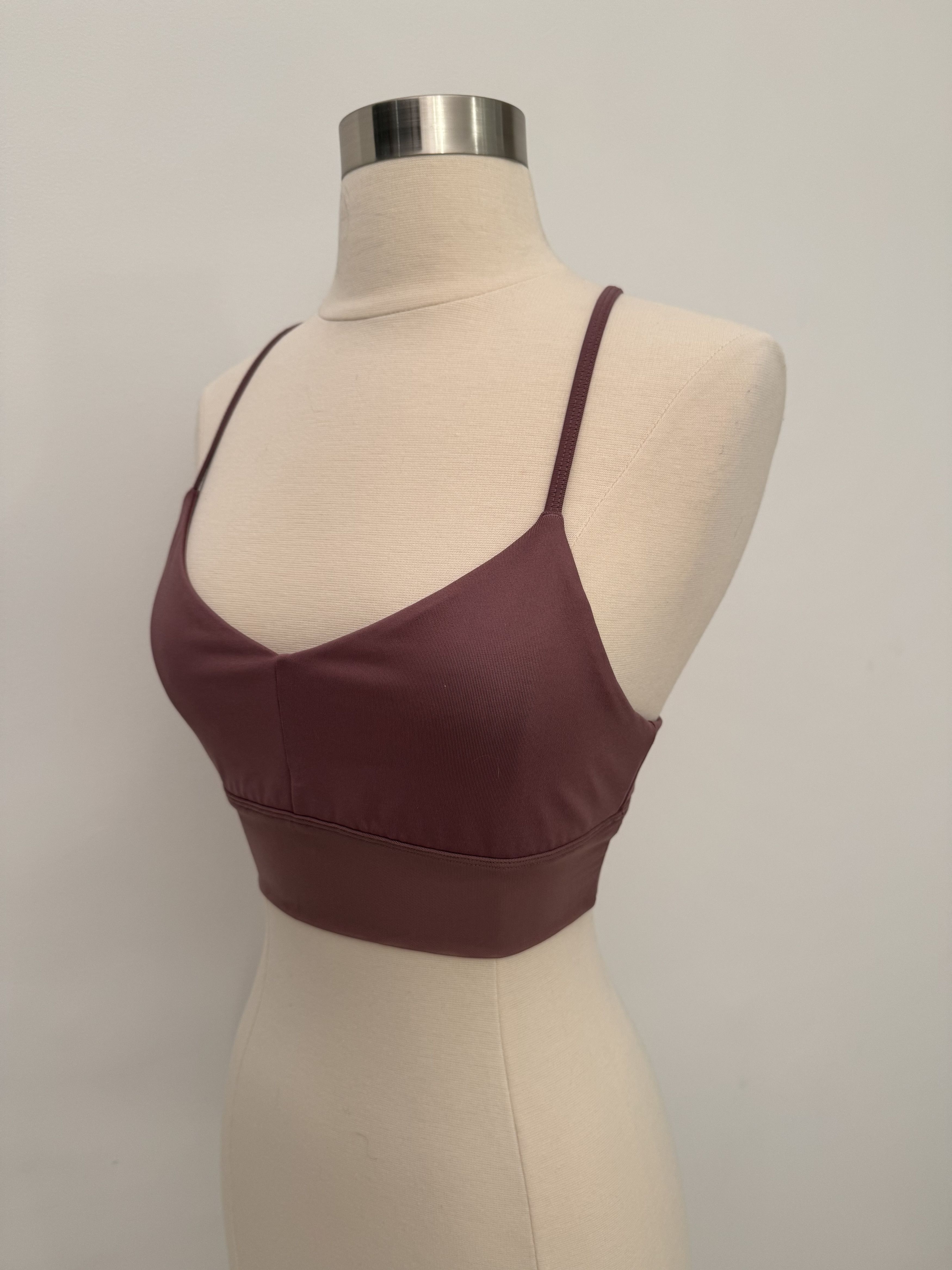 Alo Yoga Alo Yoga Lavish Bra - Rosewood, Small Size ONE SIZE - 3 Thumbnail