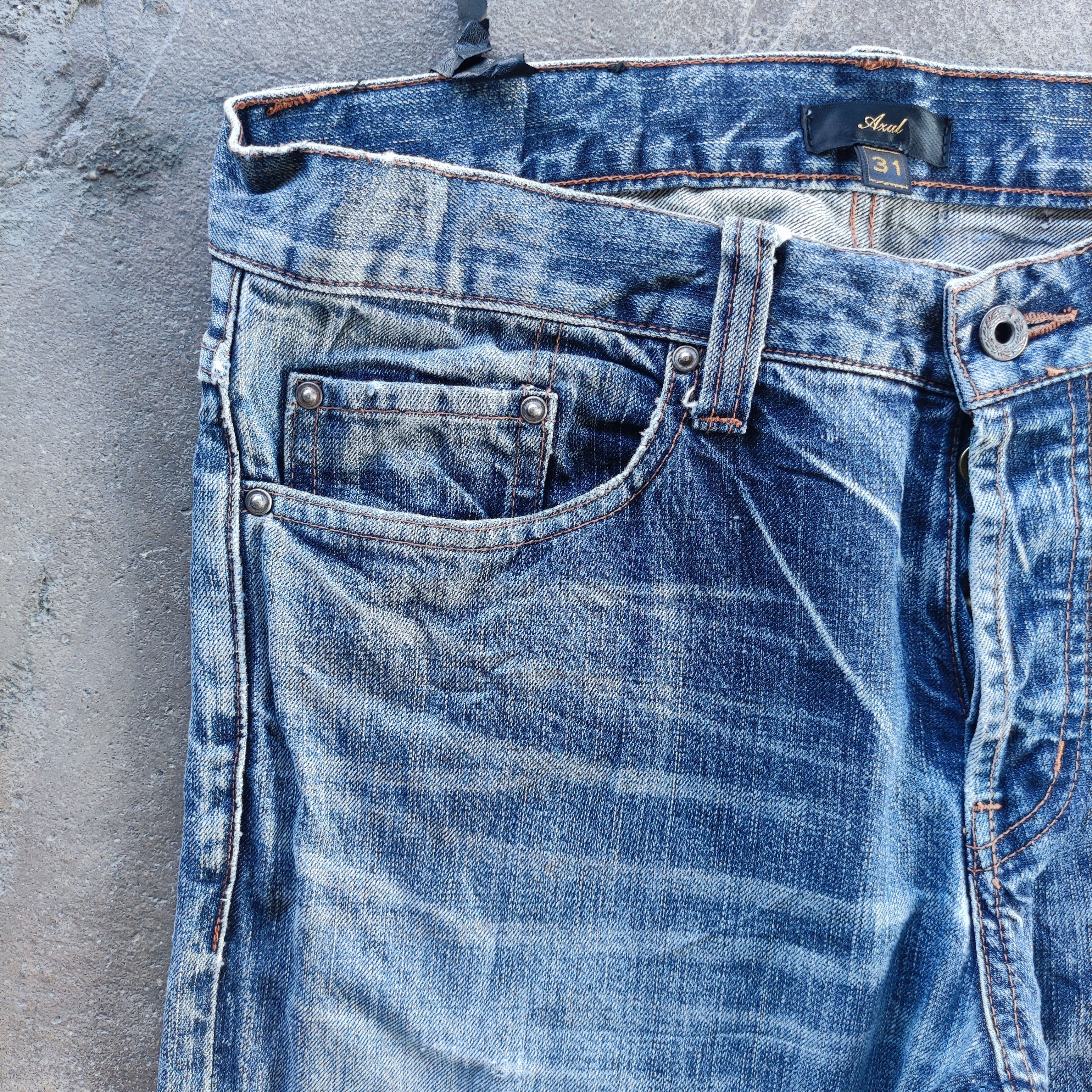 Japanese Brand Vintage Japanese Brand Jeans Distressed Faded Pants Size US 35 - 5 Thumbnail