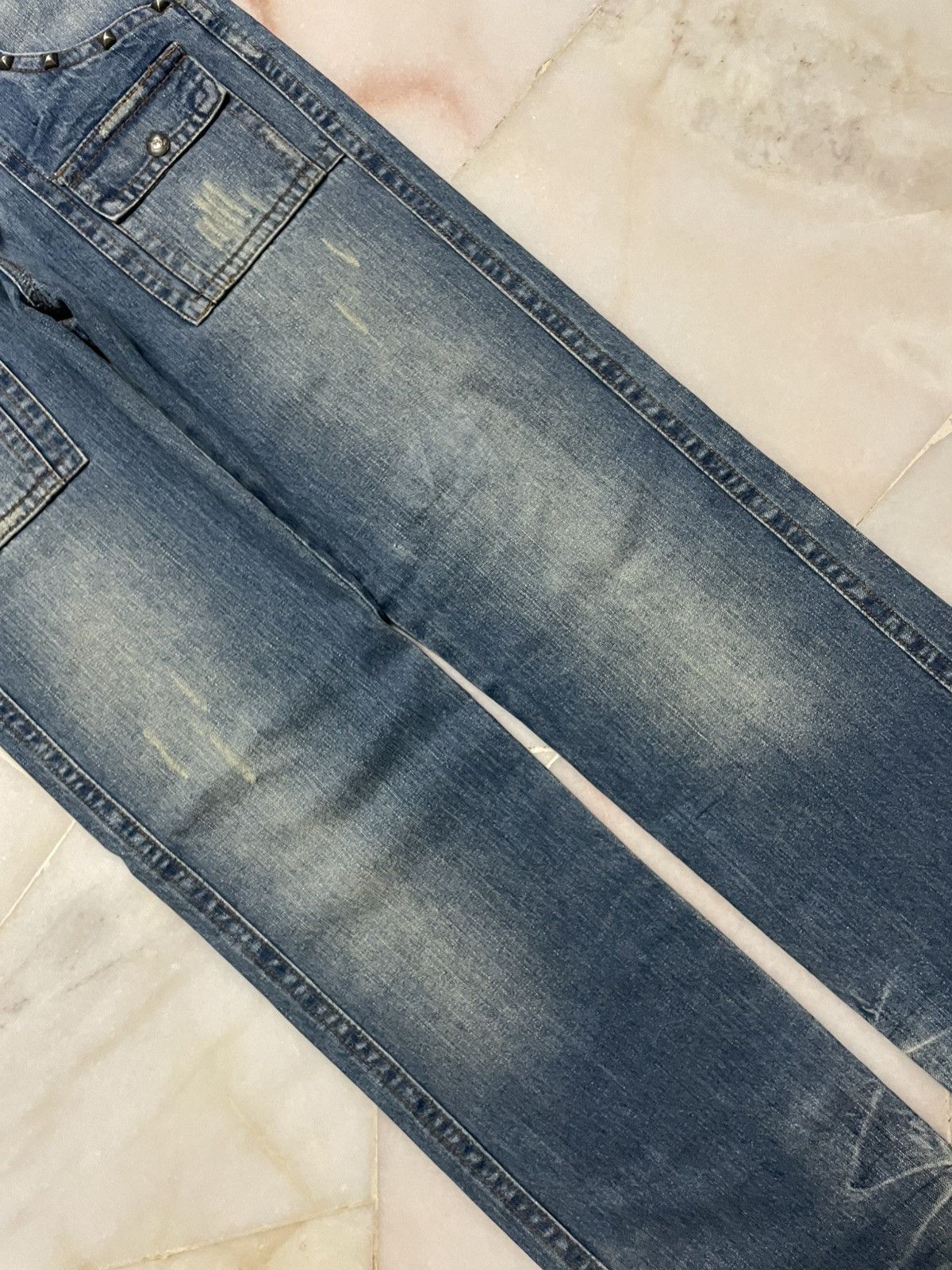 Seditionaries 💥Rare💥Rusk-K Bushpants Punk Jeans Studded Whisker Insane Size US 30 / EU 46 - 8 Thumbnail