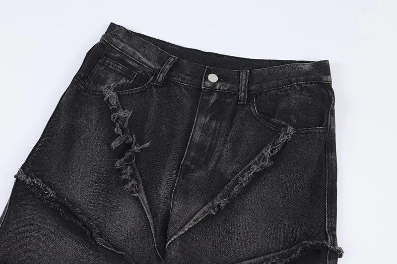 Japanese Brand Baggy Stacked Jeans Pants Size US 33 - 5 Thumbnail