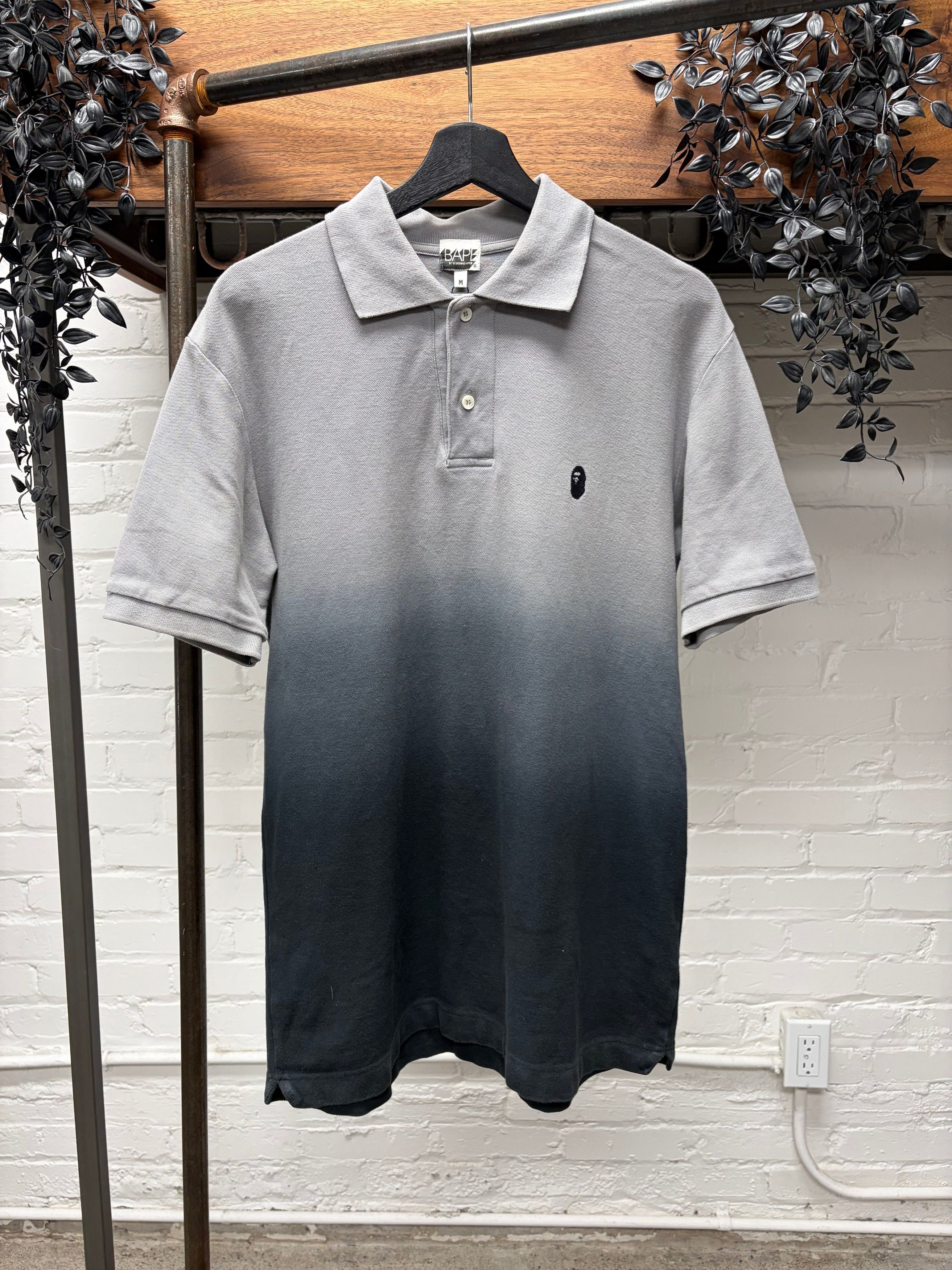 Bape 2007 Bape ‘Gradient Dip’ Embroidered Logo Polo Size US M / EU 48-50 / 2 - 1 Thumbnail