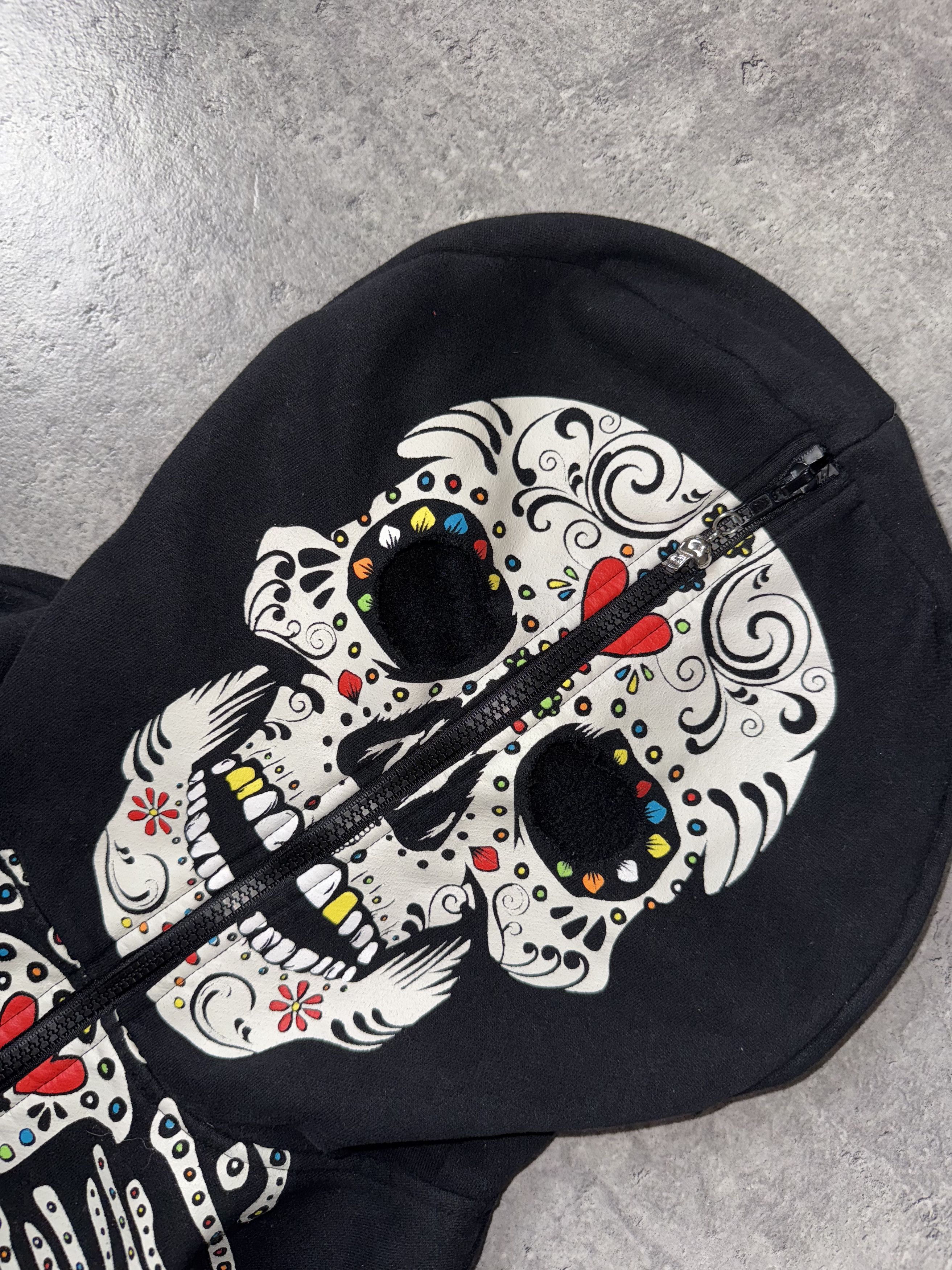 Japanese Brand Vintage Skull Full Zip Hoodie 90/00s Size US M / EU 48-50 / 2 - 4 Thumbnail