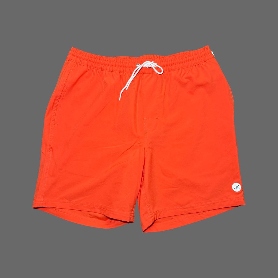 Outerknown Outerknown Nomadic Volley Shorts Orange Men's Medium NWT Size US 31 - 1 Thumbnail