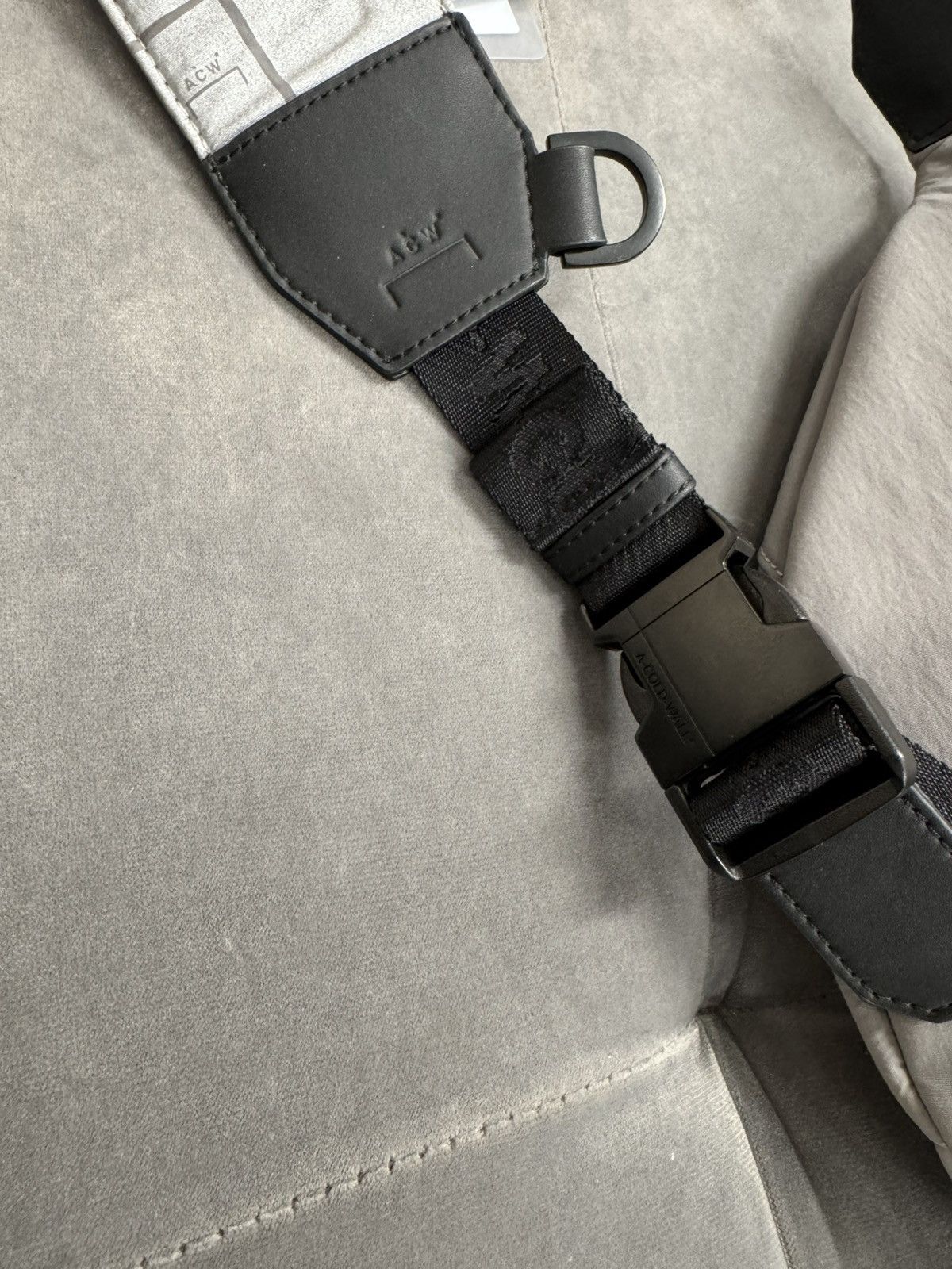 A-COLD-WALL* NWT Technical Logo Waist Bag - Grey, OS Size ONE SIZE - 9 Thumbnail