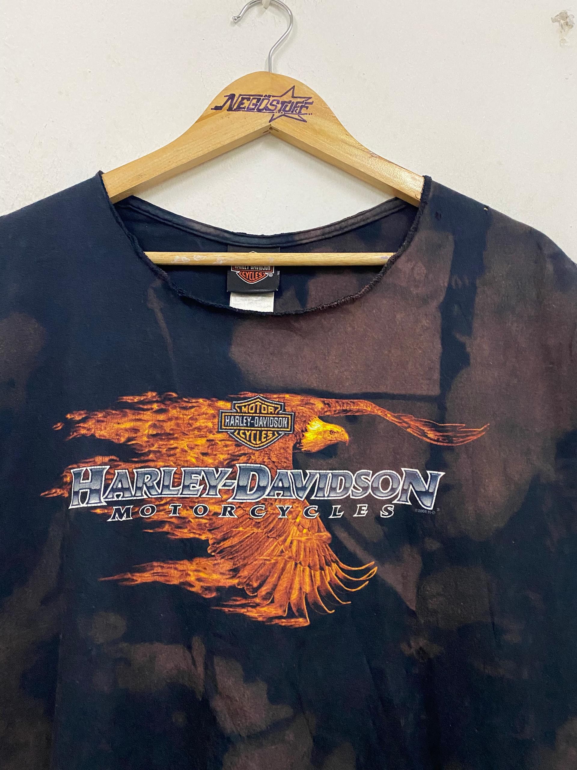 Harley Davidson VTG Harley Davidson sleeveless disstressed tee Size US XL / EU 56 / 4 - 3 Thumbnail