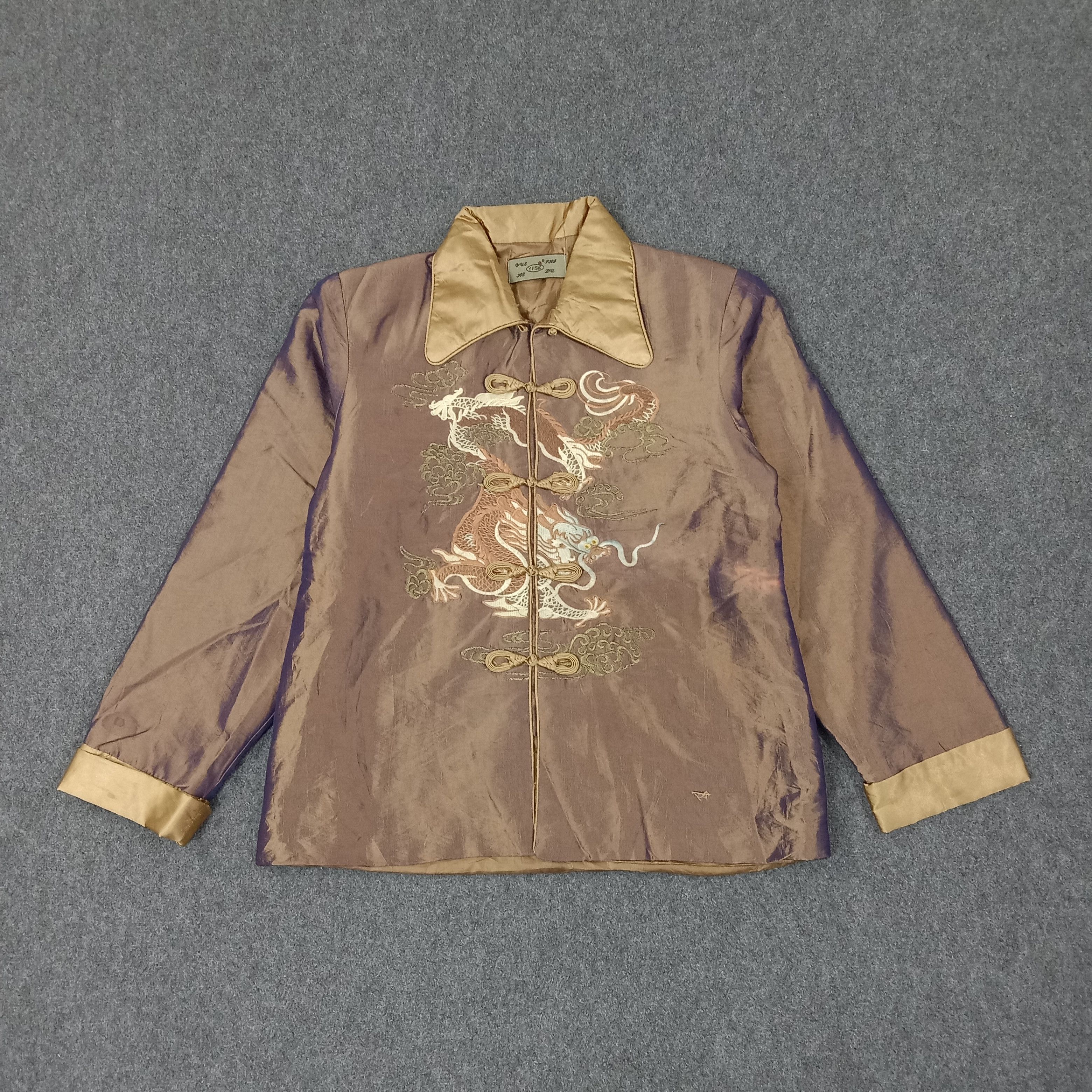 Japanese Brand Sukajan Dragon Japanese Punk Style Jacket C254N21 Size US S / EU 44-46 / 1 - 1 Thumbnail