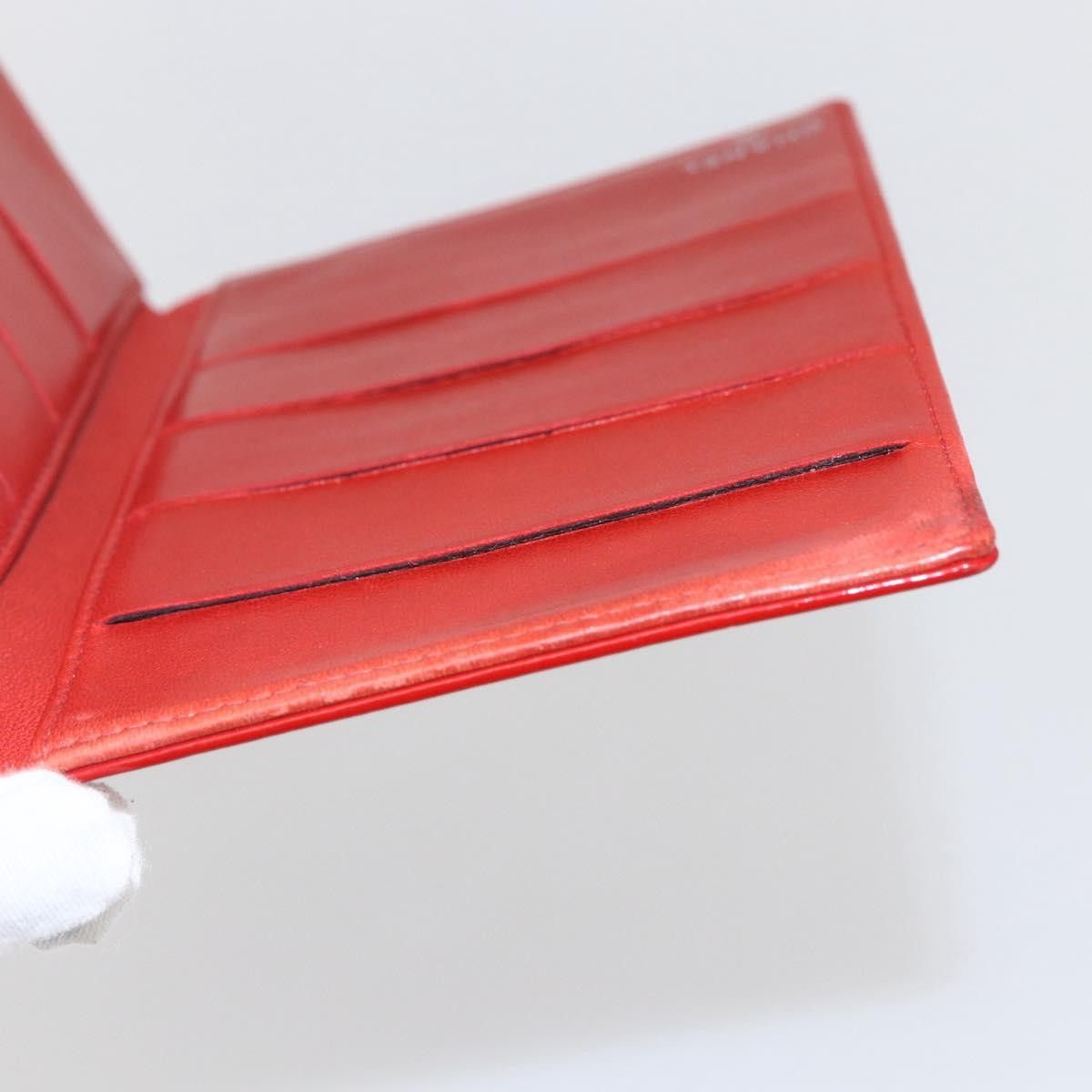 Chanel Chanel Card Case Enamel Red CC Size ONE SIZE - 7 Thumbnail
