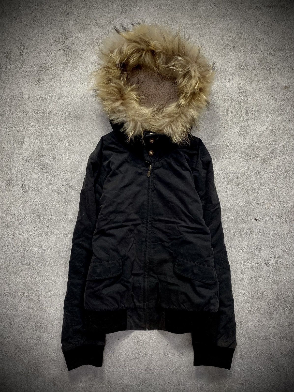 If Six Was Nine 2000s Maison De Plago Faux Fur Bomber Jacket Size US M / EU 48-50 / 2 - 1 Thumbnail