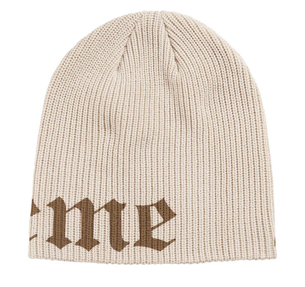 Supreme Supreme Old English Printed Beanie Stone SS26 Size ONE SIZE - 2 Thumbnail