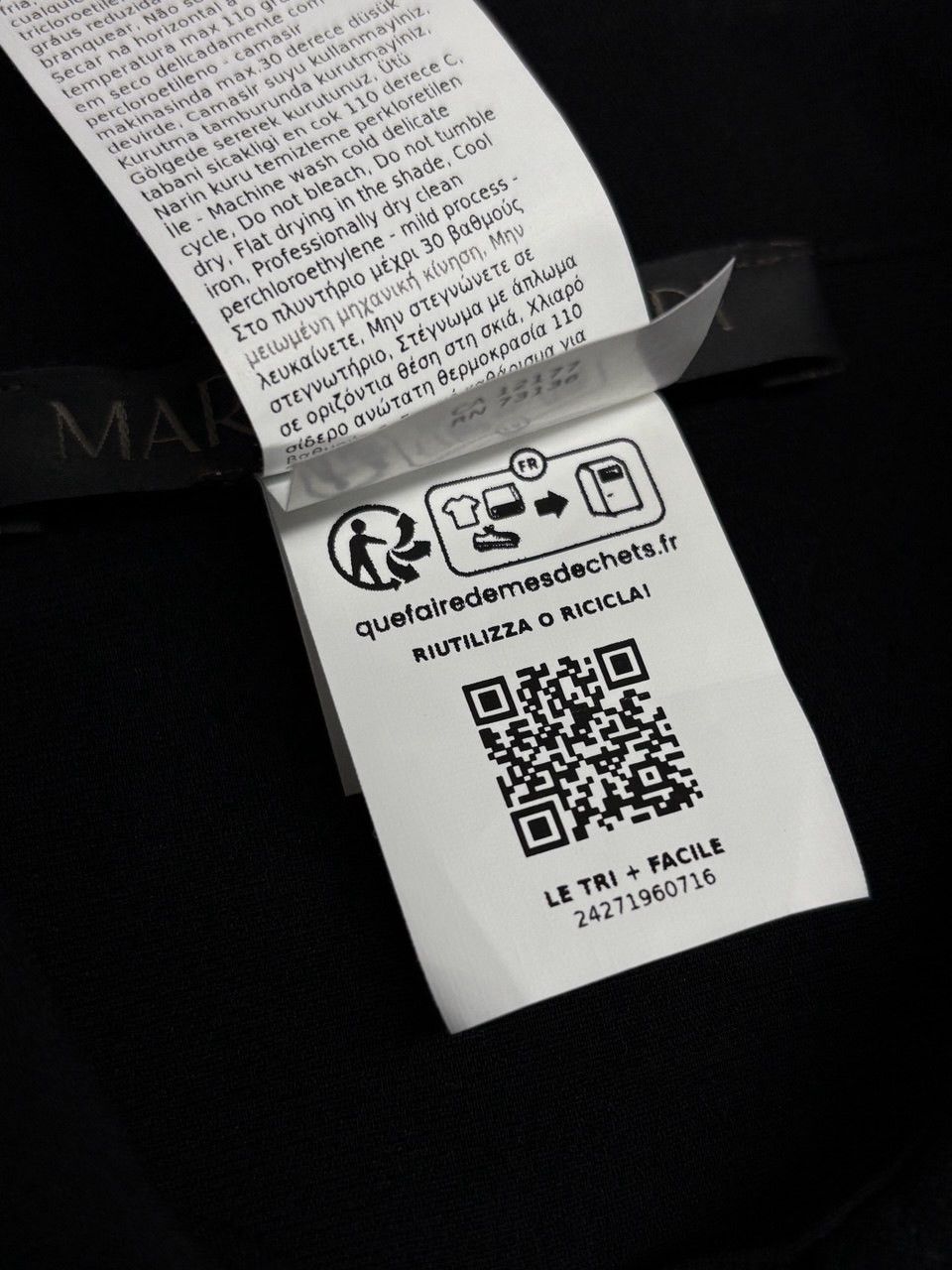 Marina Rinaldi Marina Rinaldi Triacetate Cady Tunic Shirt Black 350$ RRP Size XL / US 12-14 / IT 48-50 - 19 Thumbnail