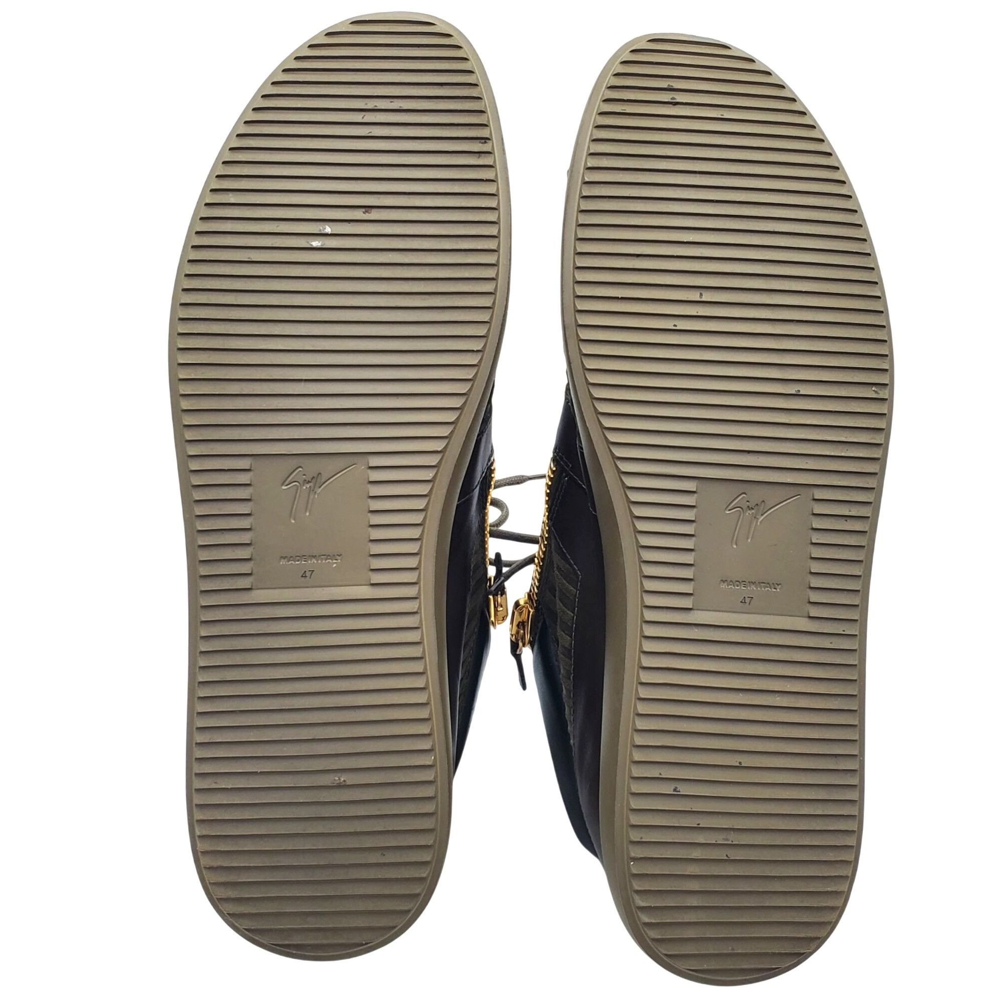 Other Italy Giuseppe Zanotti Pyramid Mens size 13 Green Leather Su Size US 13 / EU 46 - 3 Thumbnail