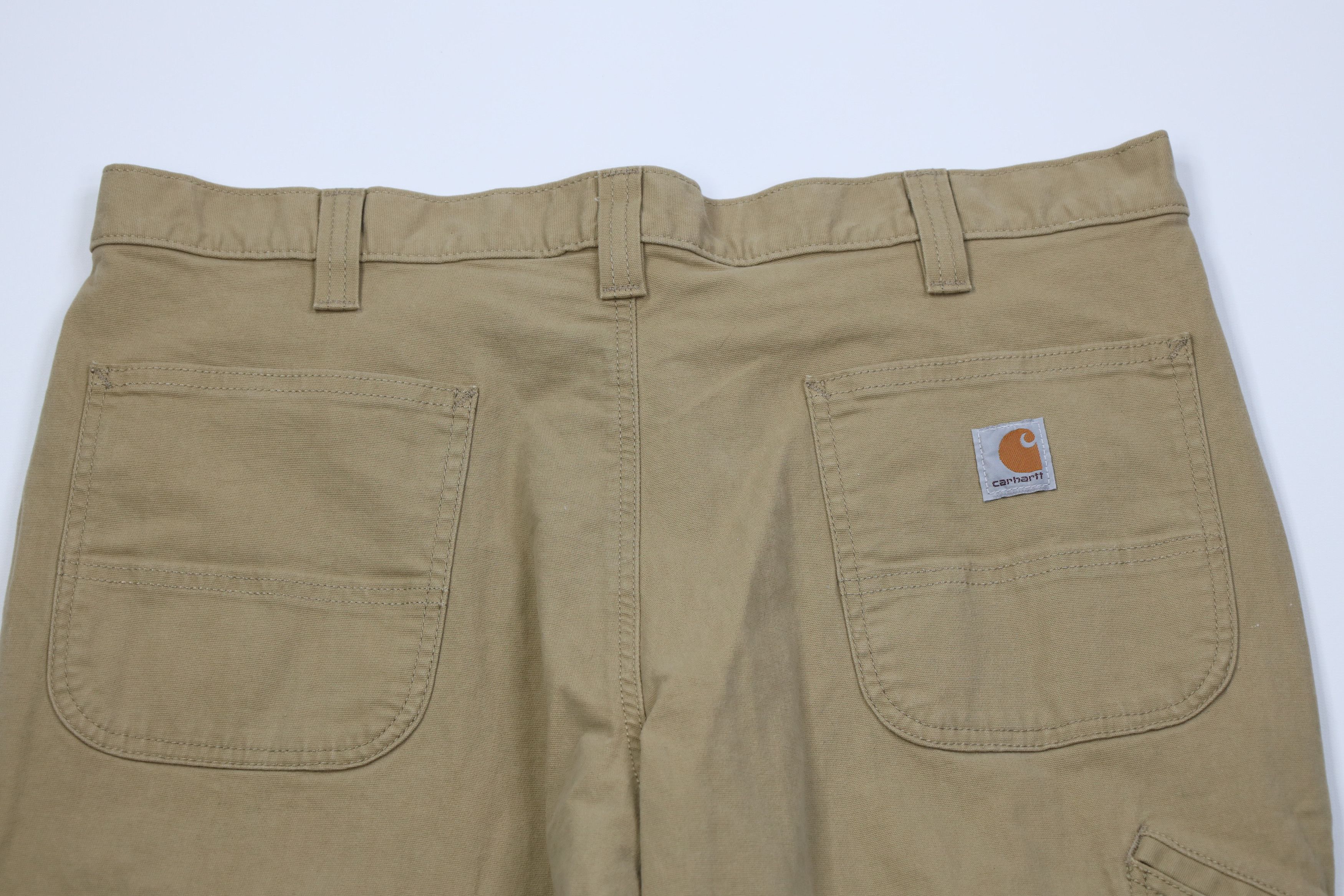 Carhartt Vintage Y2K Carhartt Fit Wide Leg Dungaree Pants Brown Size US 38 / EU 54 - 10 Thumbnail