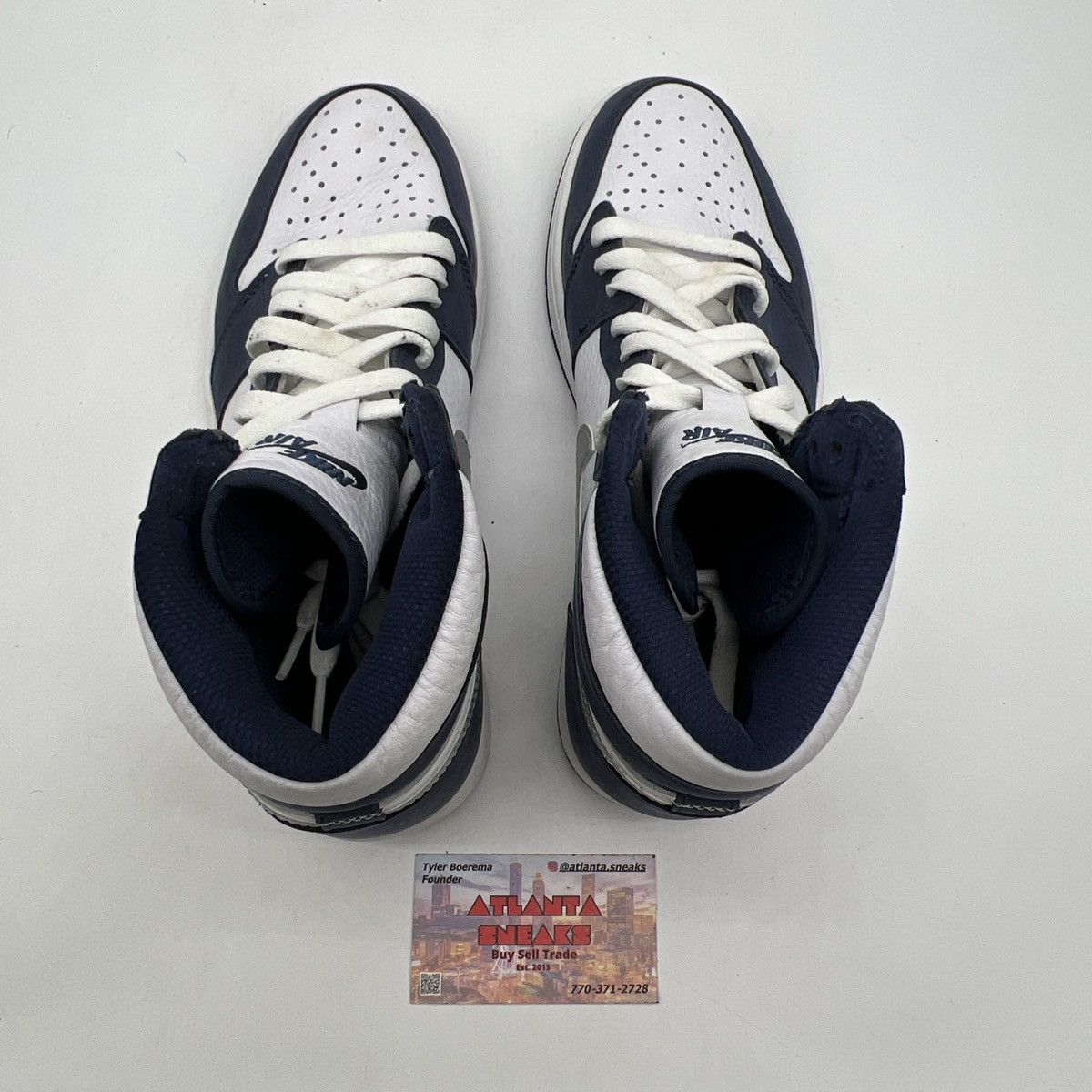Jordan Brand Air Jordan 1 High midnight navy Size US 9.5 / EU 42-43 - 6 Thumbnail