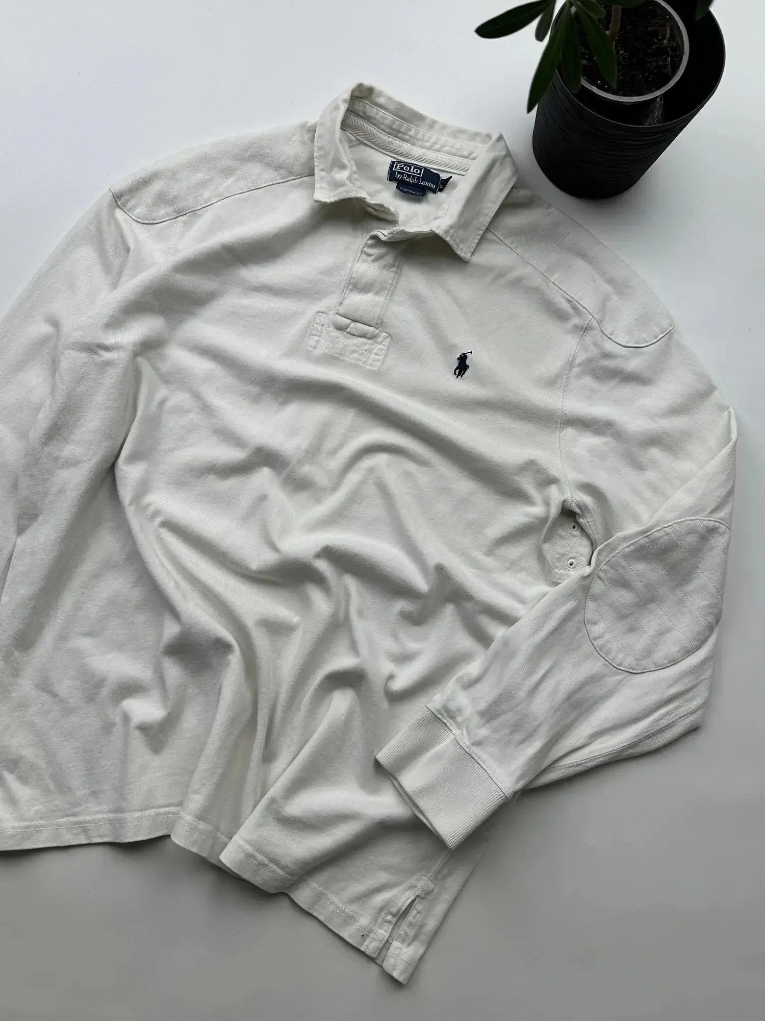 Polo Ralph Lauren Polo Ralph Lauren Vintage Rugby Long Sleeve (315) Size US XXL / EU 58 / 5 - 3 Thumbnail
