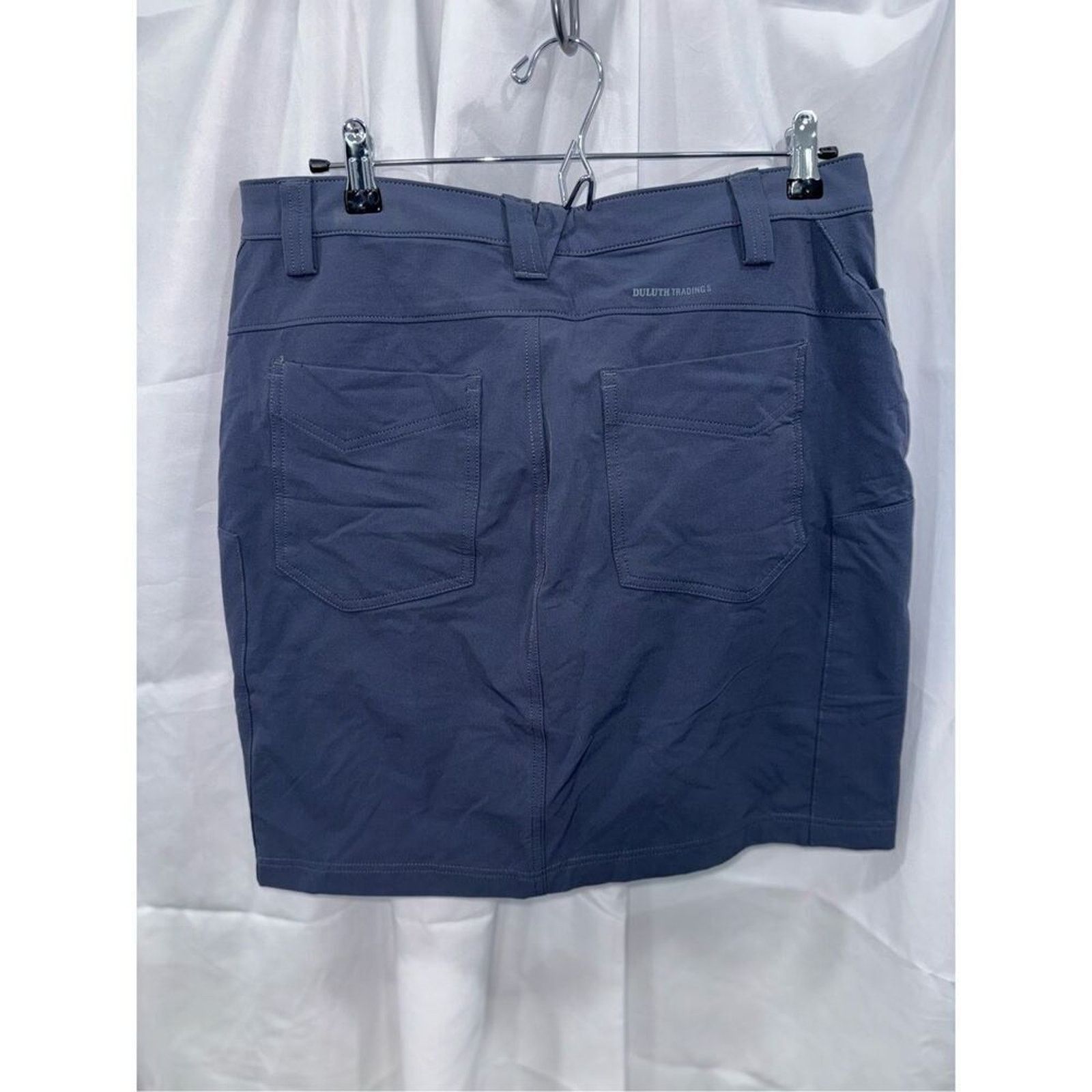 Duluth Trading Company Duluth Trading Co Blue Knee-Length Skirt | Sz 10 Size 32" / US 10 / IT 46 - 4 Thumbnail