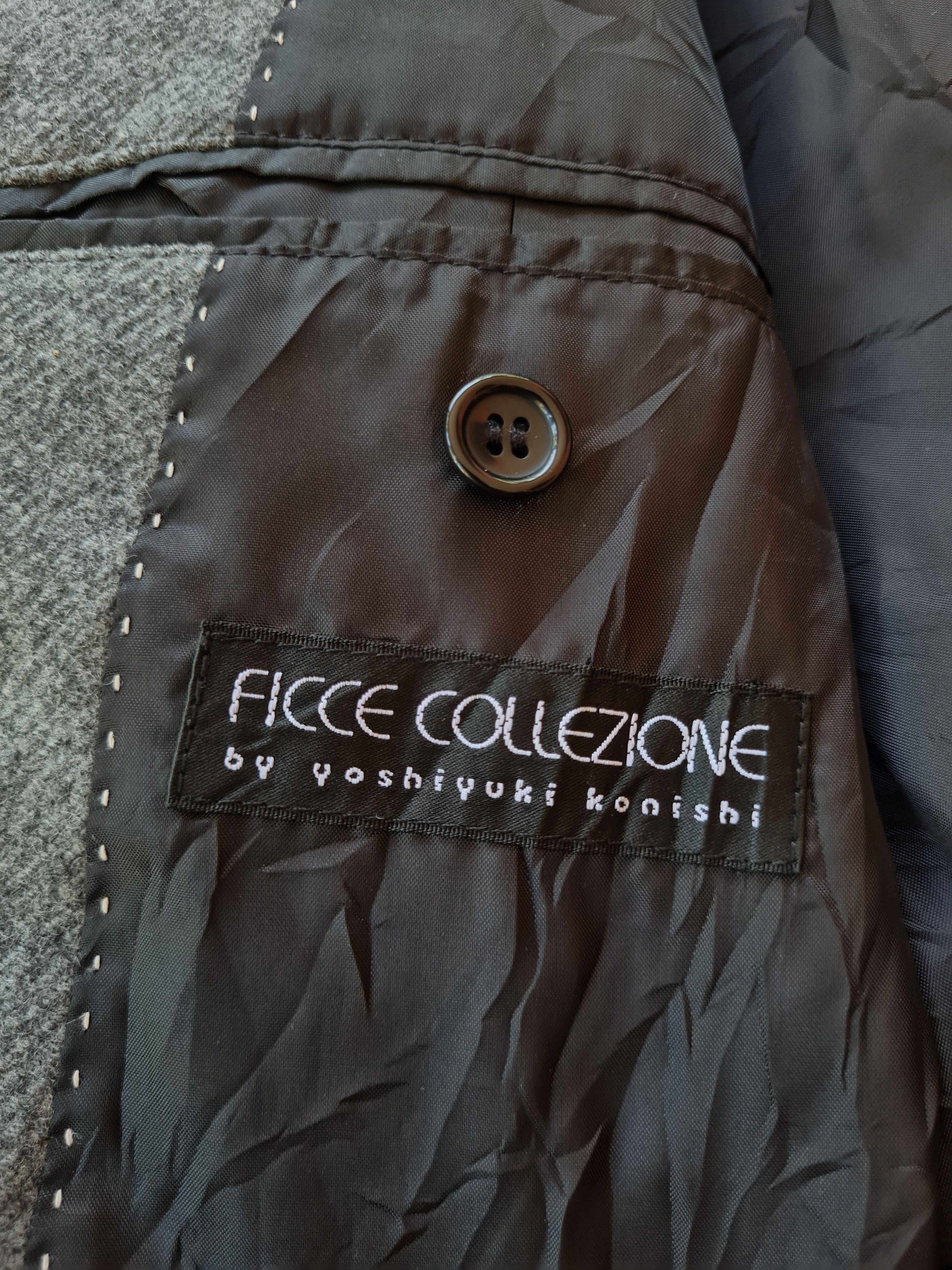 Japanese Brand × Yoshiyuki Konishi ✅️Ficce By Yoshiyuki Konishi Wool Long Jacket Size US L / EU 52-54 / 3 - 12 Thumbnail
