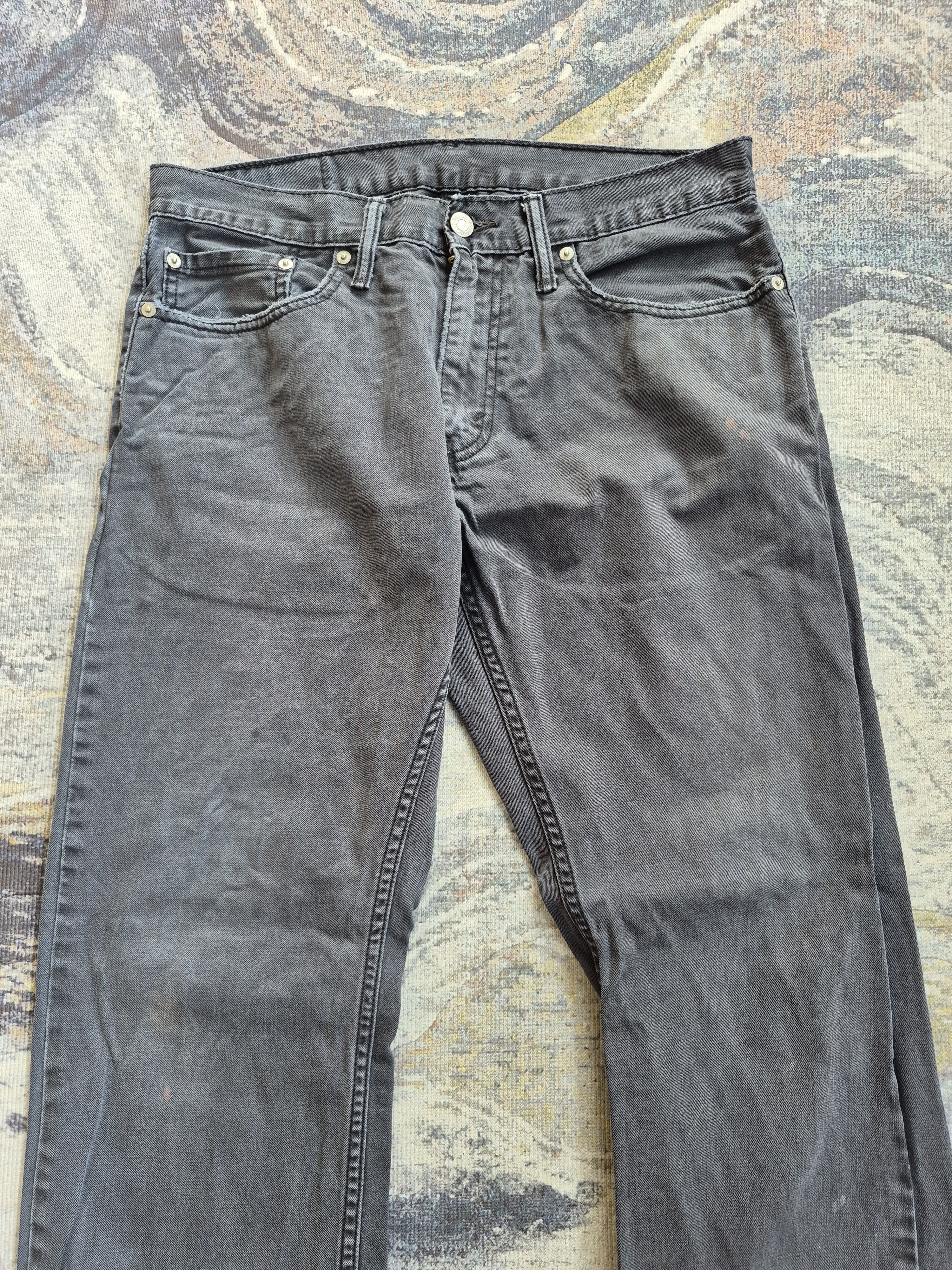 Levi's 🔥 Levis 514 Slim Straight All Black Jeans Denim Size US 32 / EU 48 - 2 Thumbnail