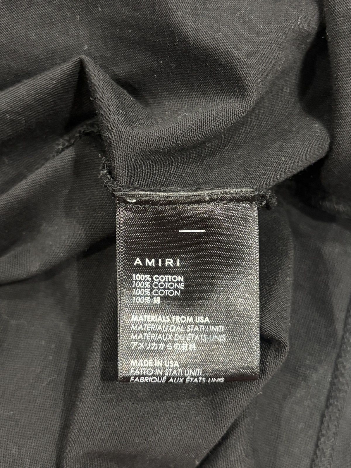 Amiri Amiri Core Logo Tee Black/Blue Size: M Size US M / EU 48-50 / 2 - 6 Thumbnail