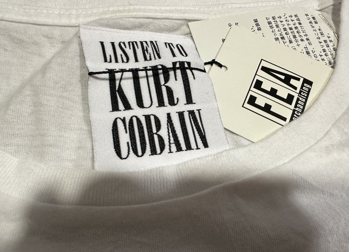 Band Tees × Japanese Brand 🔥Rare Listen To Kurt Cobain Shirt Size US L / EU 52-54 / 3 - 7 Thumbnail