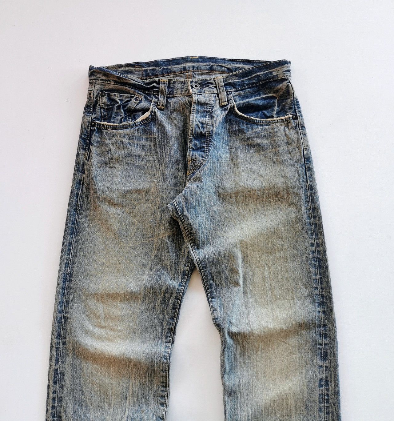Edwin Rustic Vintage Edwin 505BXX Selvedge Denim Jeans Size US 31 - 2 Thumbnail