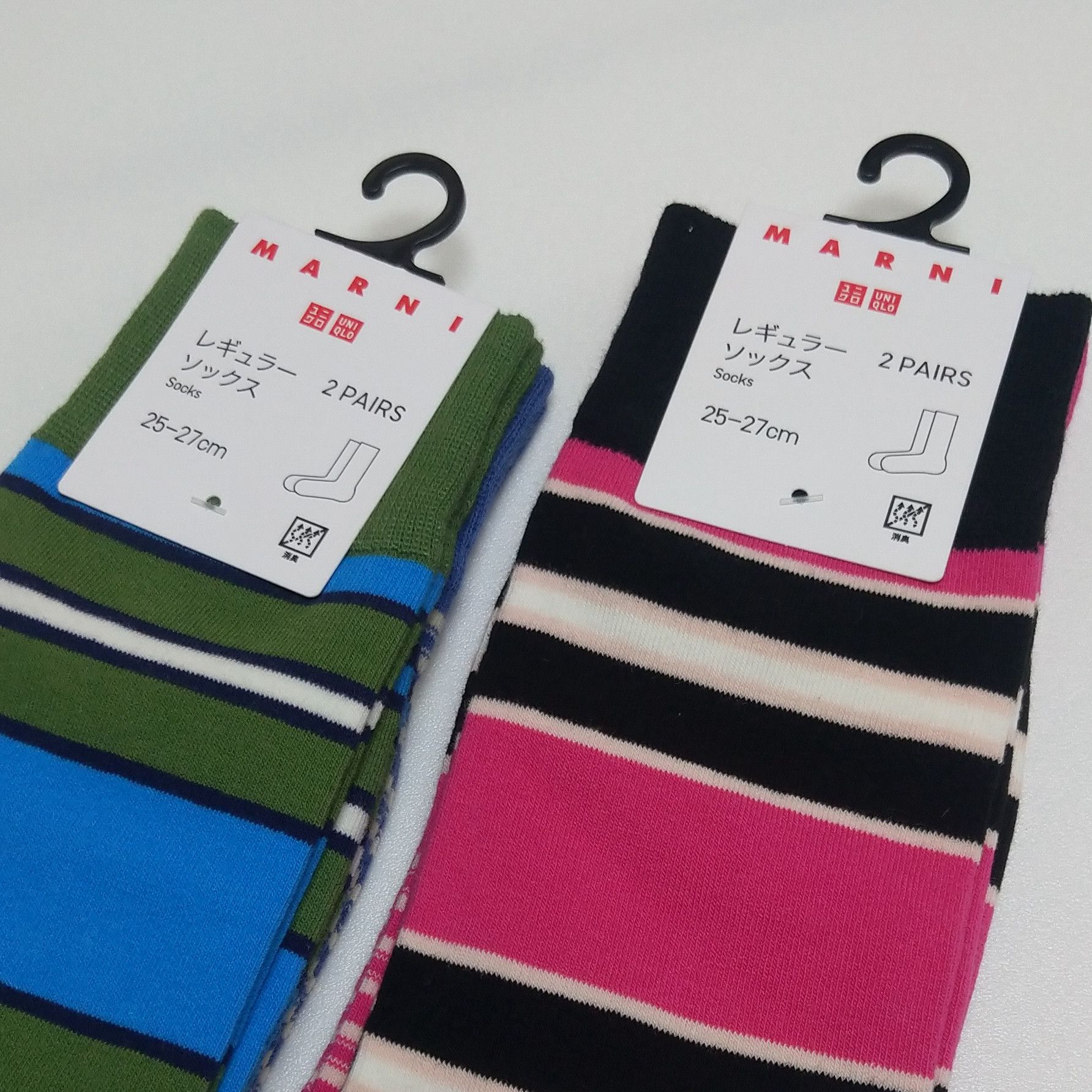 Marni × Uniqlo NWT 4 pairs of UNIQLO x MARNI Striped Socks Size ONE SIZE - 3 Thumbnail