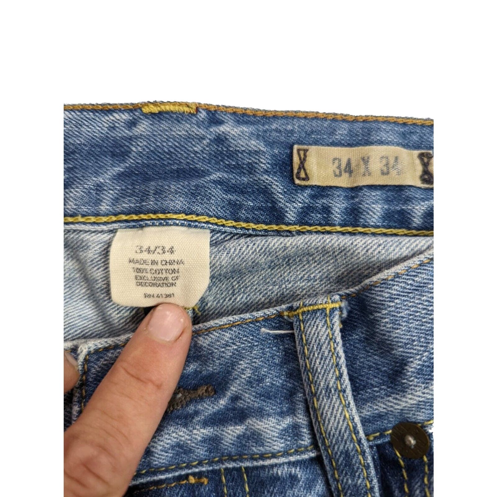 Polo Ralph Lauren Polo Ralph Lauren Jeans Mens 34x34 Relaxed Straight Blue M3J Size US S / EU 44-46 / 1 - 3 Thumbnail