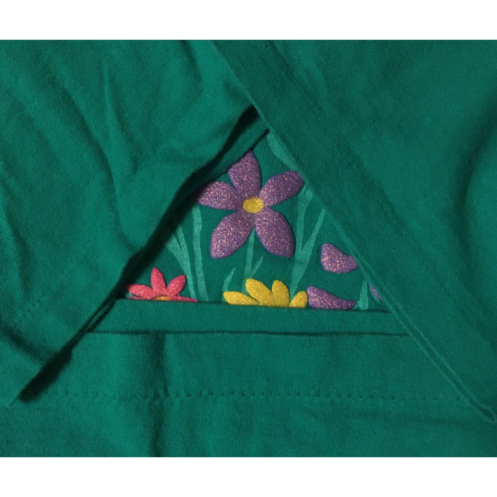 Vintage VINTAGE 90s Flower Puff Print Shirt XL USA Nature Pop Art Vaporwave Grunge Aztec 80s Shirt Men XL Green Bio? Size US XL / EU 56 / 4 - 4 Thumbnail