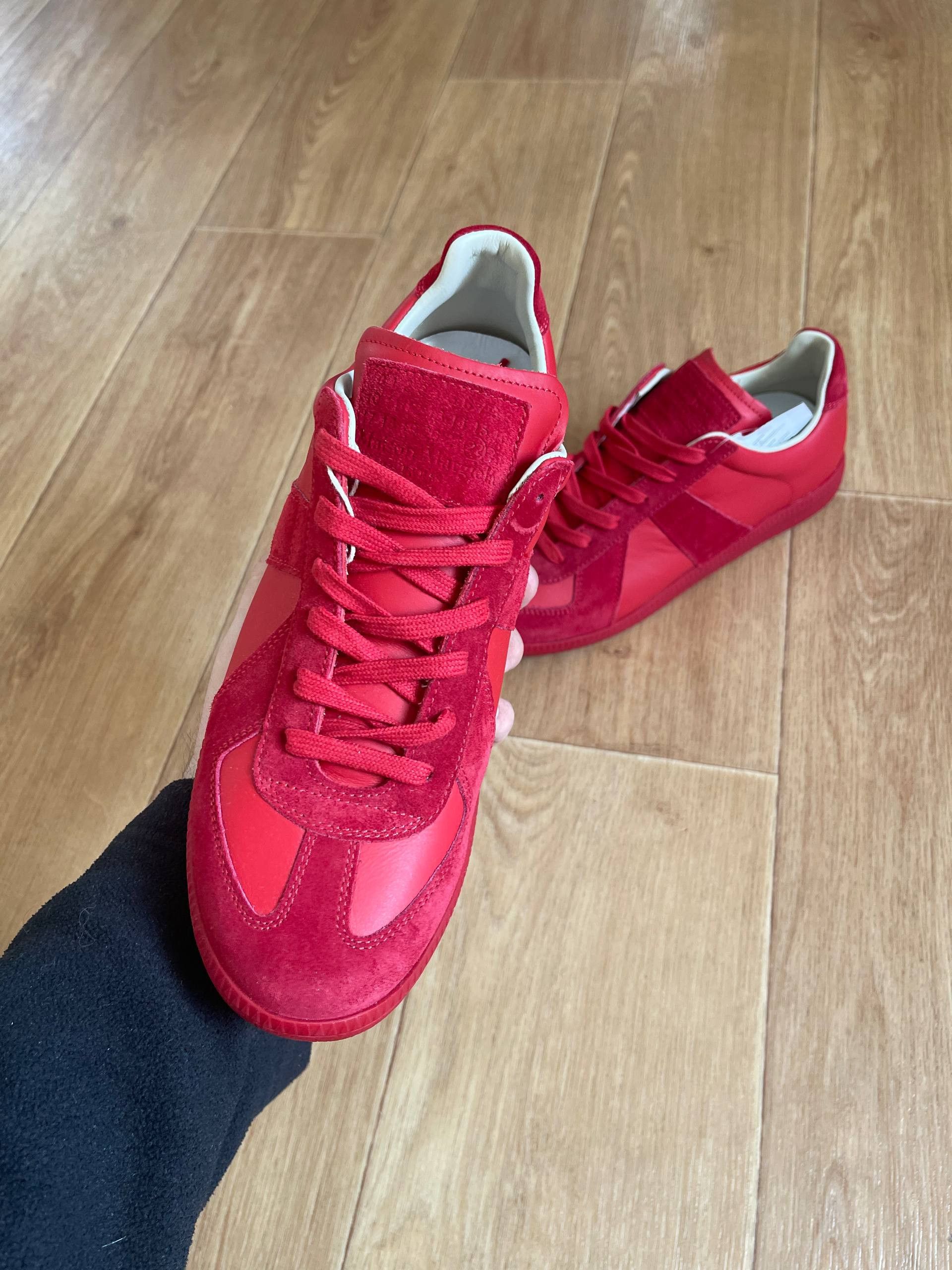 Maison Margiela Maison Martin Margiela MMM Low tTop Replica Red Sneaers Sz41 Size US 8 / EU 41 - 2 Thumbnail