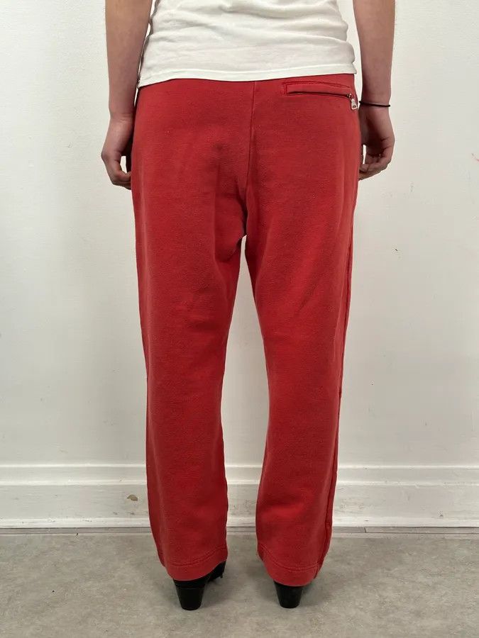 Prada 2000s Prada Red Zip-Pocket Jogger Pants Size 26" / US 2 / IT 38 - 3 Thumbnail
