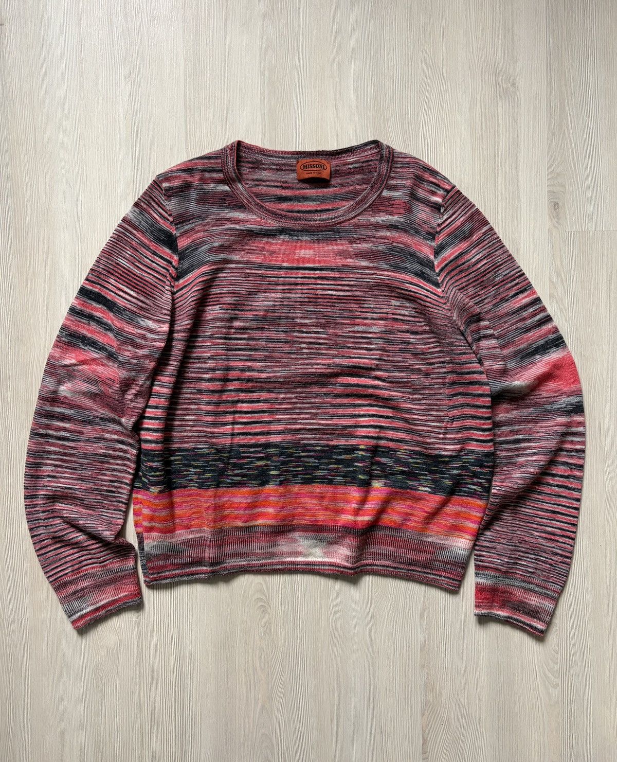Missoni Missoni Iconic Multicolor Wool Sweater Size US M / EU 48-50 / 2 - 1 Thumbnail
