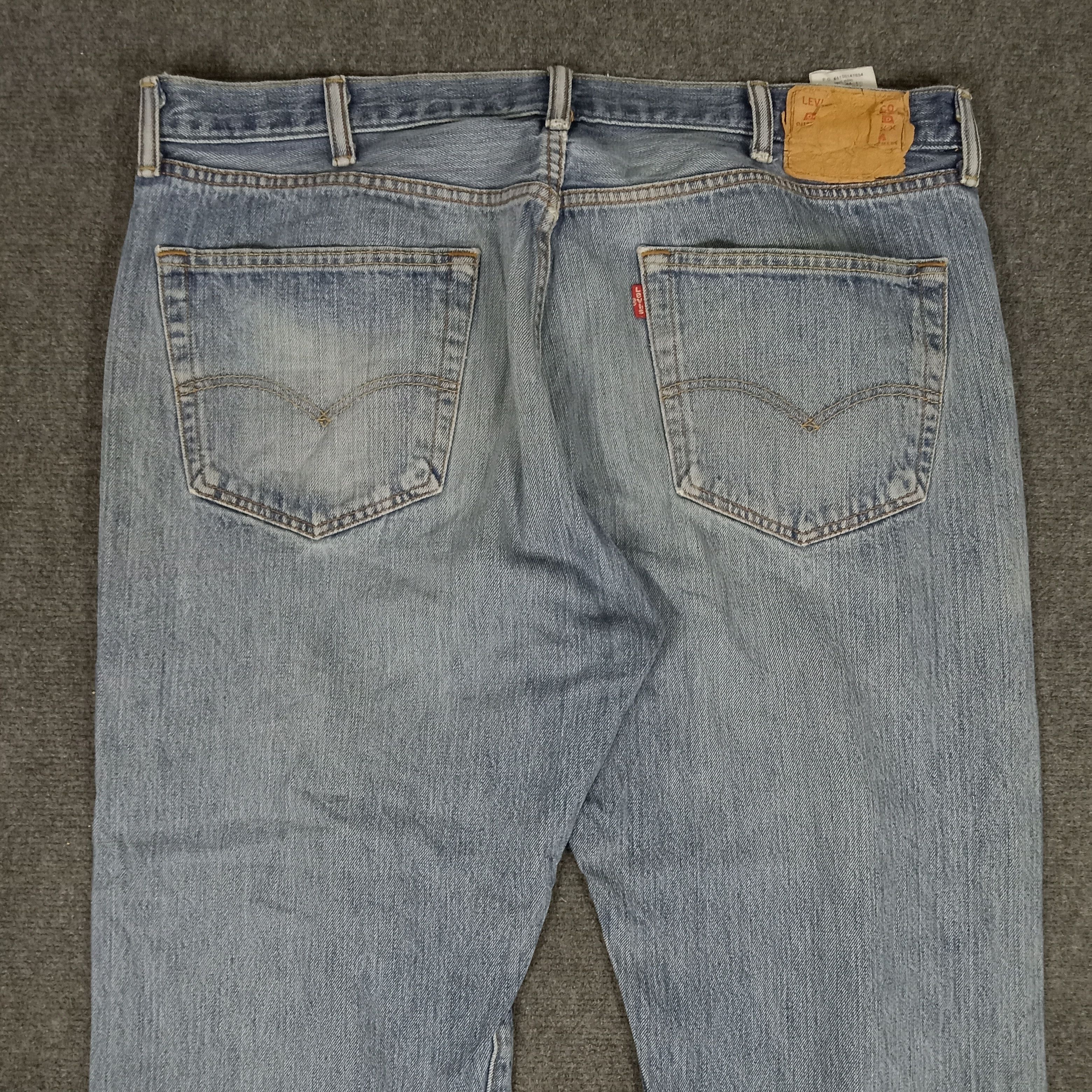 Levi's Levi's 501 Distressed Grunge Style Denim Jeans Size US 40 / EU 56 - 2 Thumbnail