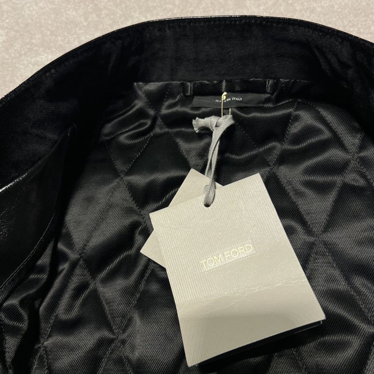 Tom Ford Tom Ford Shiny Leather Jacket Size US L / EU 52-54 / 3 - 6 Thumbnail