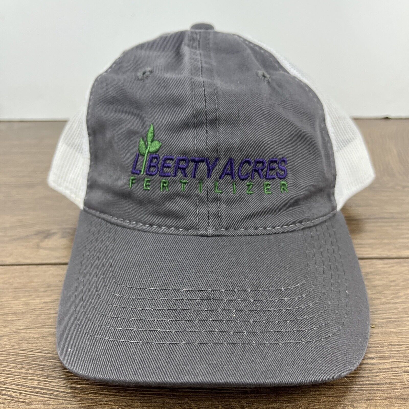 Other Liberty Acres Fertilizer Hat Gray Hat Adjustable Adult Size Size ONE SIZE - 4 Thumbnail