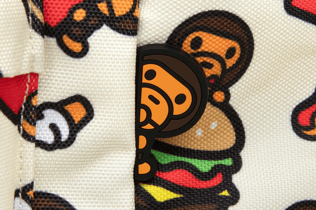 Bape NEW BABY MILO MEDIUM hamburger BACKPACK Size ONE SIZE - 4 Thumbnail