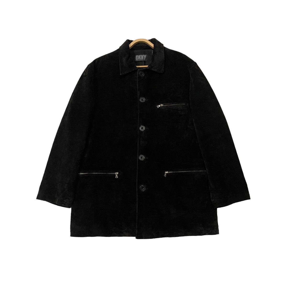 DKNY Vintage Donna Karan New York DKNY Corduroy Jacket Size US M / EU 48-50 / 2 - 1 Thumbnail