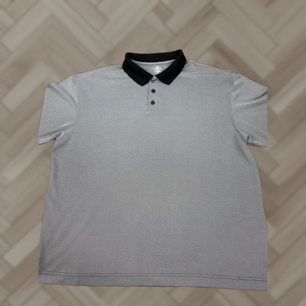 Dockers Dockers Golf Polo Mens XL Black/White #3715 Size US XL / EU 56 / 4 - 1 Thumbnail